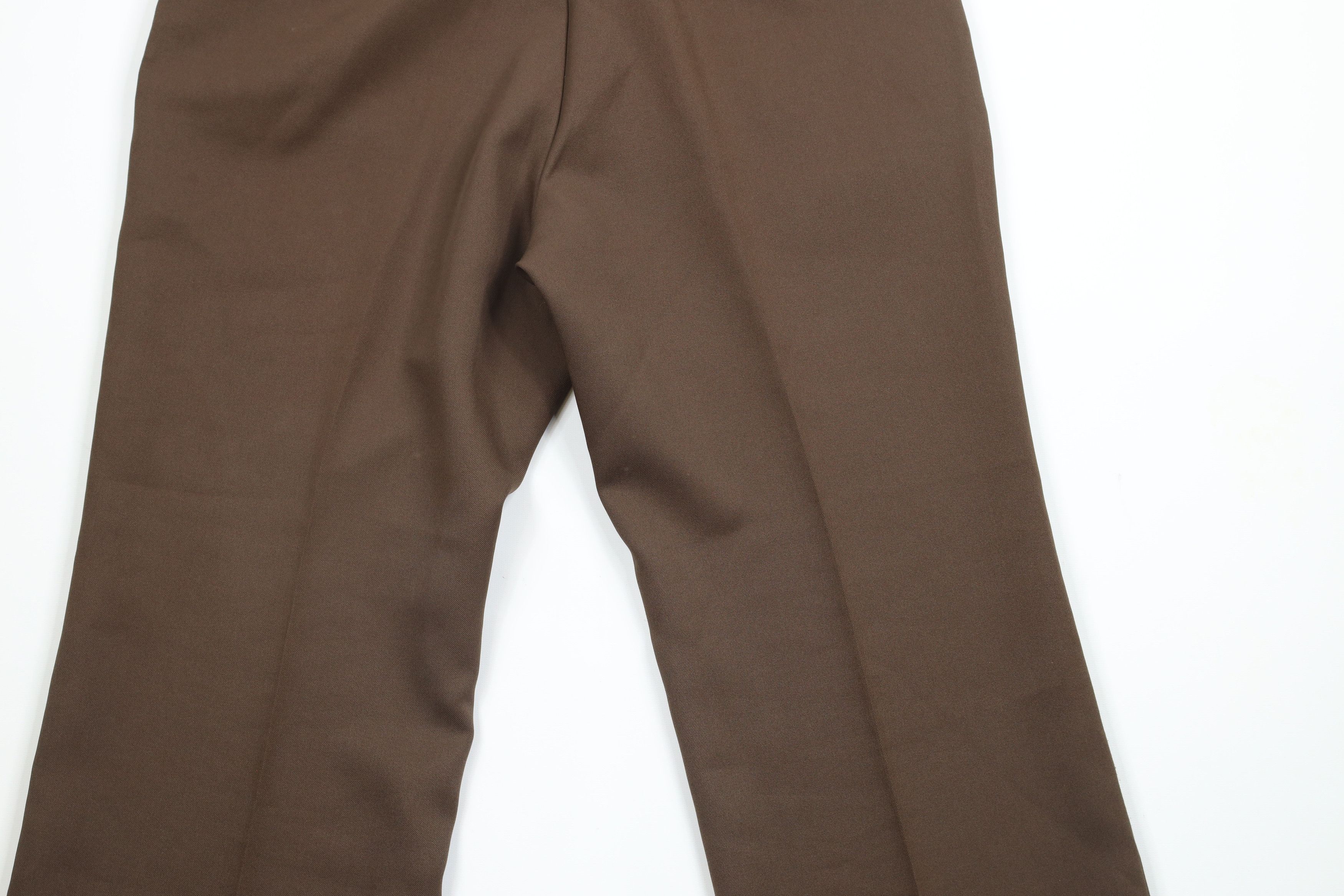 Levi's × Vintage Vintage 70s Levis Knit Wide Leg Bell Bottoms Pants Brown USA Size US 36 / EU 52 - 11 Thumbnail