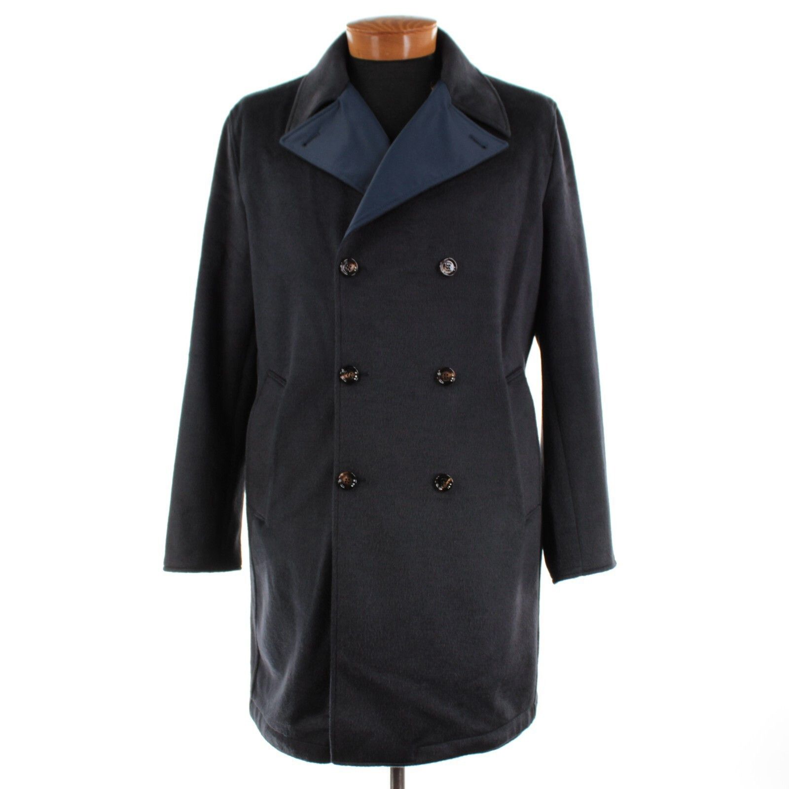 Kiton Jacket Size M US In Blue Polyester Blend