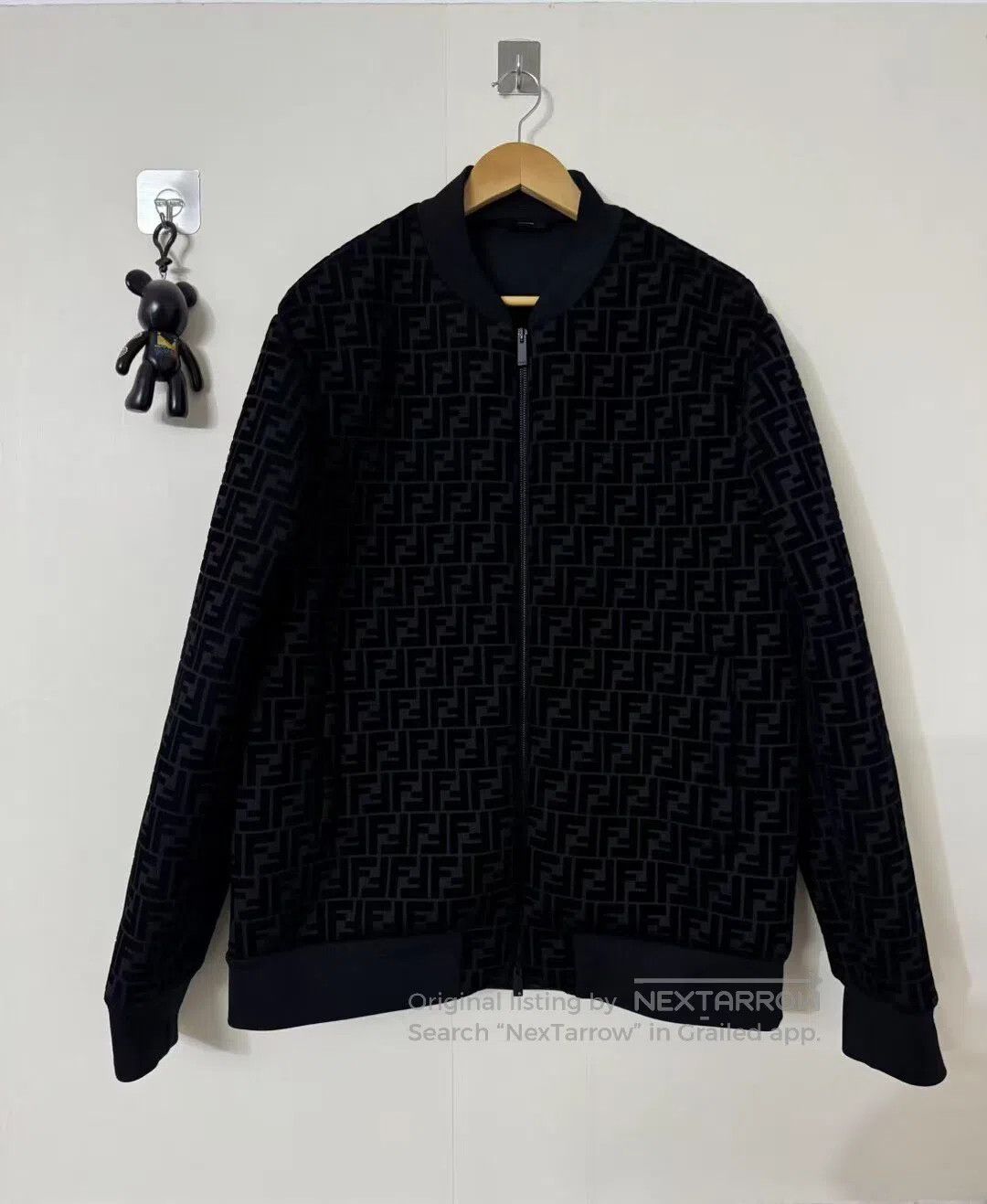 Fendi FENDI All-Over Flocked Monogram Jacket| Size US L / EU 52-54 / 3 - 1 Thumbnail