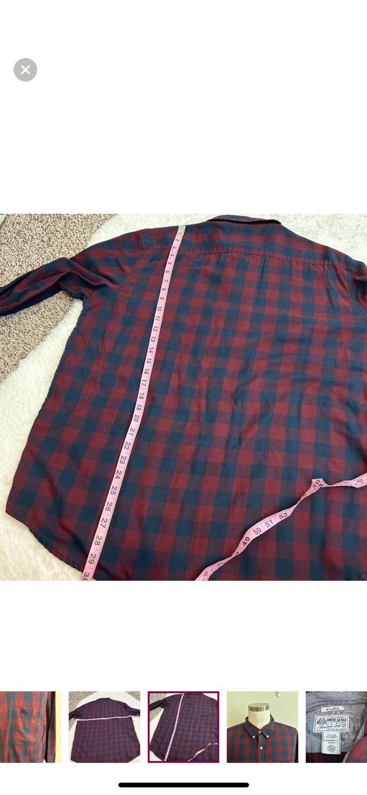 American Rag American rag xl plaid button down shirt Size US XL / EU 56 / 4 - 2 Thumbnail