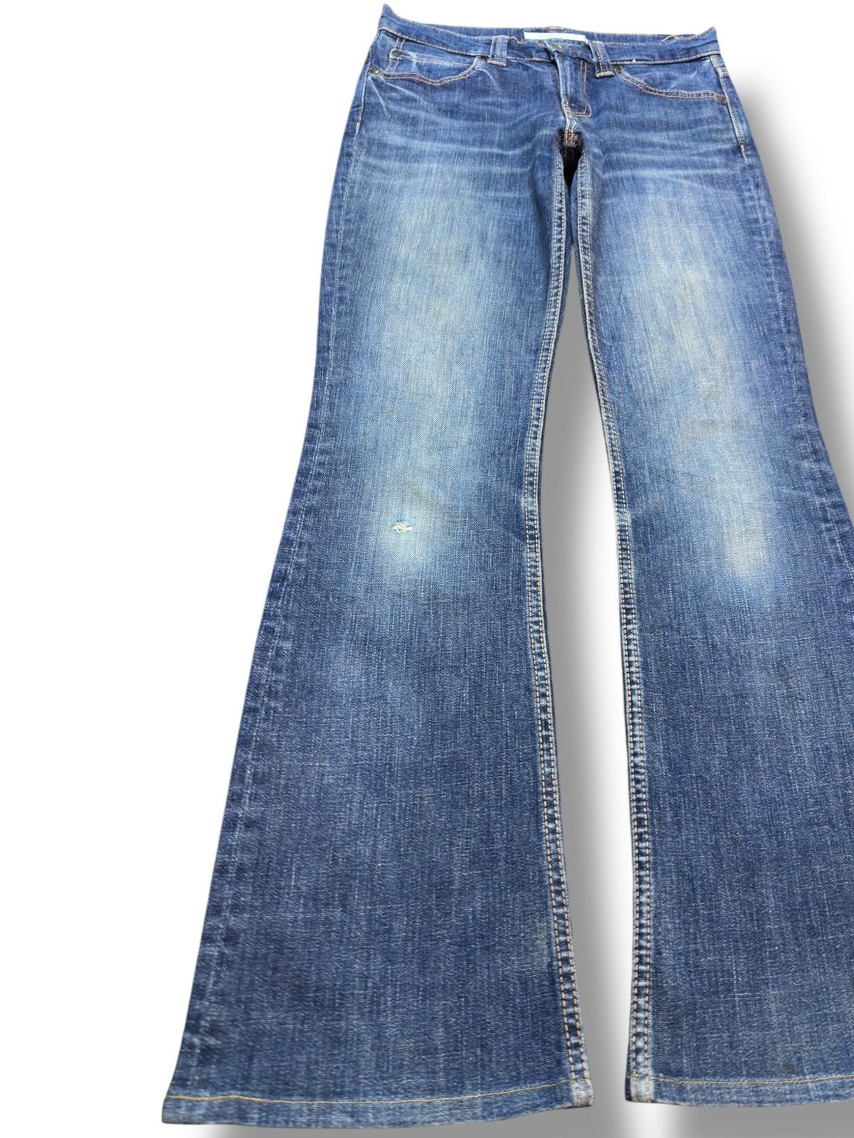 Adolfo Dominguez Vintage DMG Flare Bootcut Denim Size US 28 / EU 44 - 3 Thumbnail