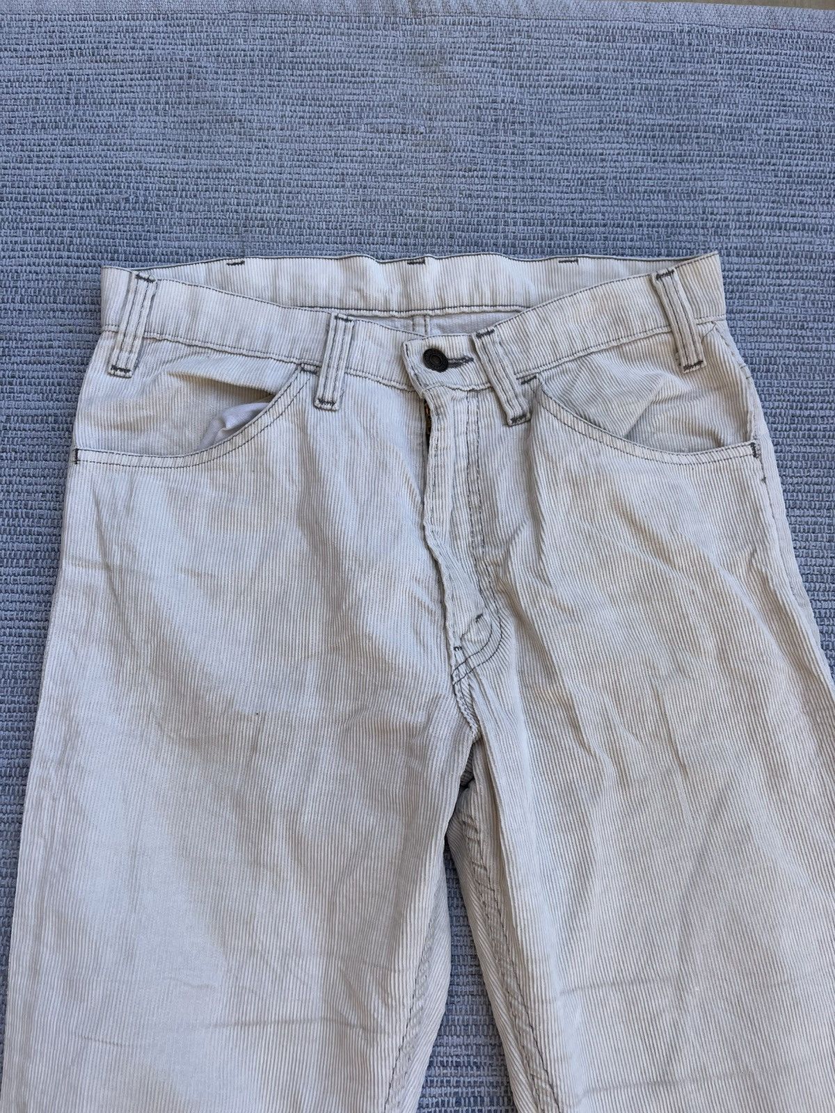 Levi's × Vintage 80s Levi’s 519 1555 Whitetab Straight Leg Corduroy Size US 30 / EU 46 - 2 Thumbnail