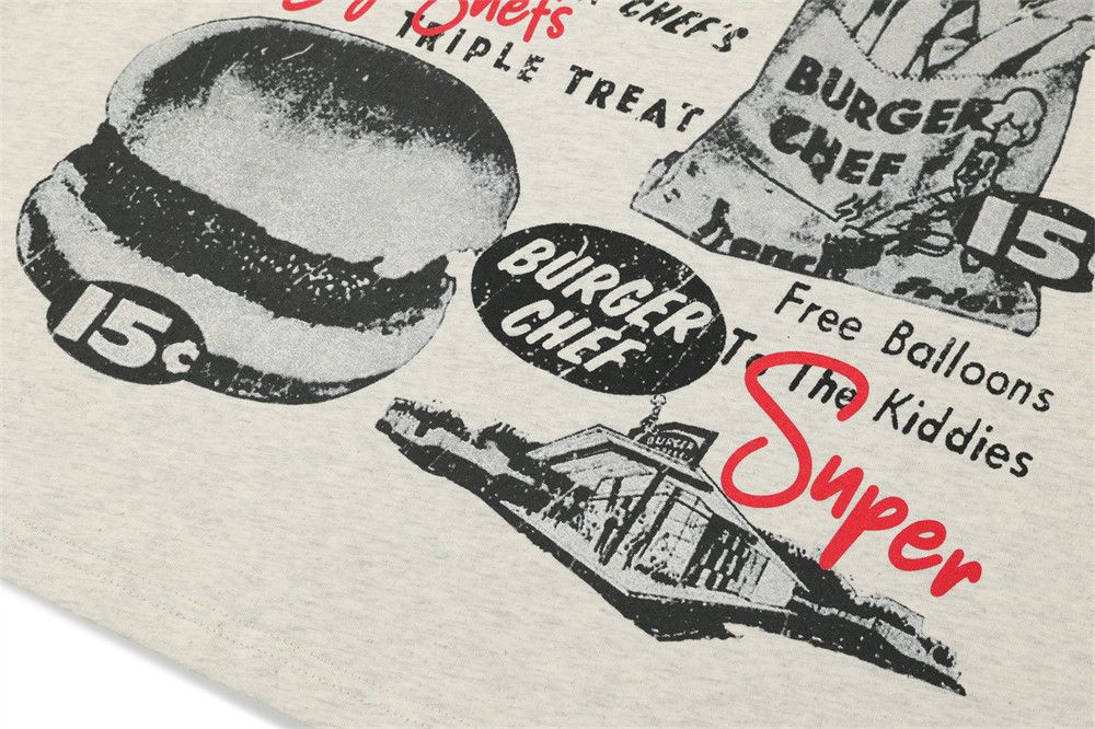Japanese Brand × Vintage American hamburger and fries print short-sleeved T-shirt Size US M / EU 48-50 / 2 - 4 Thumbnail