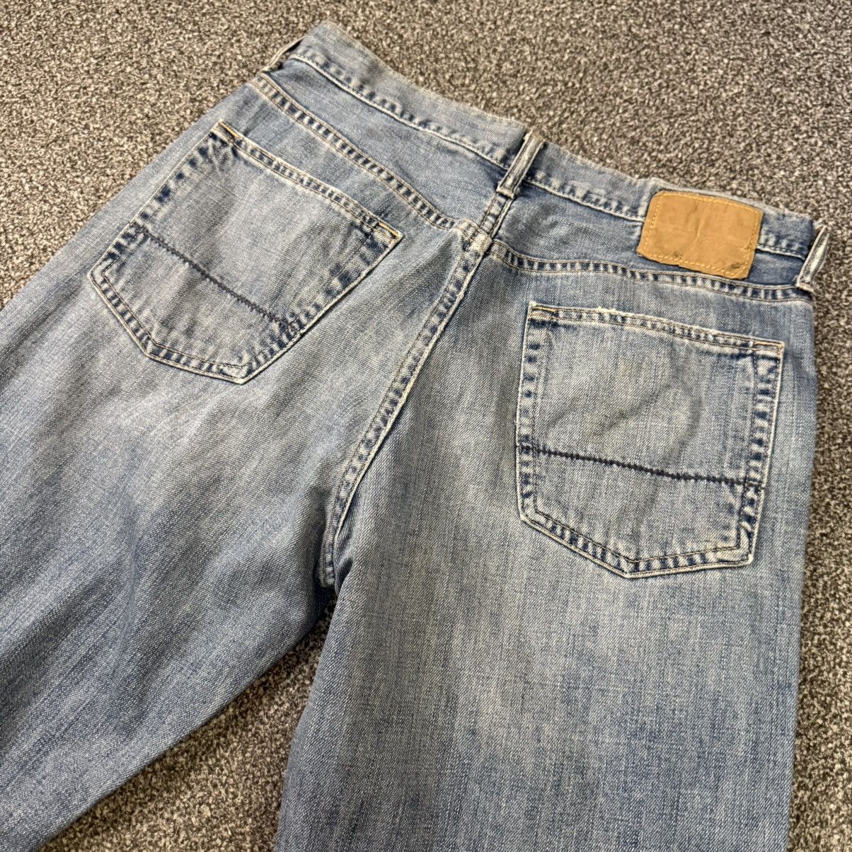 Abercrombie & Fitch 90s Boot Baggy Light Wash Denim W32 L32 Size US 32 / EU 48 - 7 Thumbnail