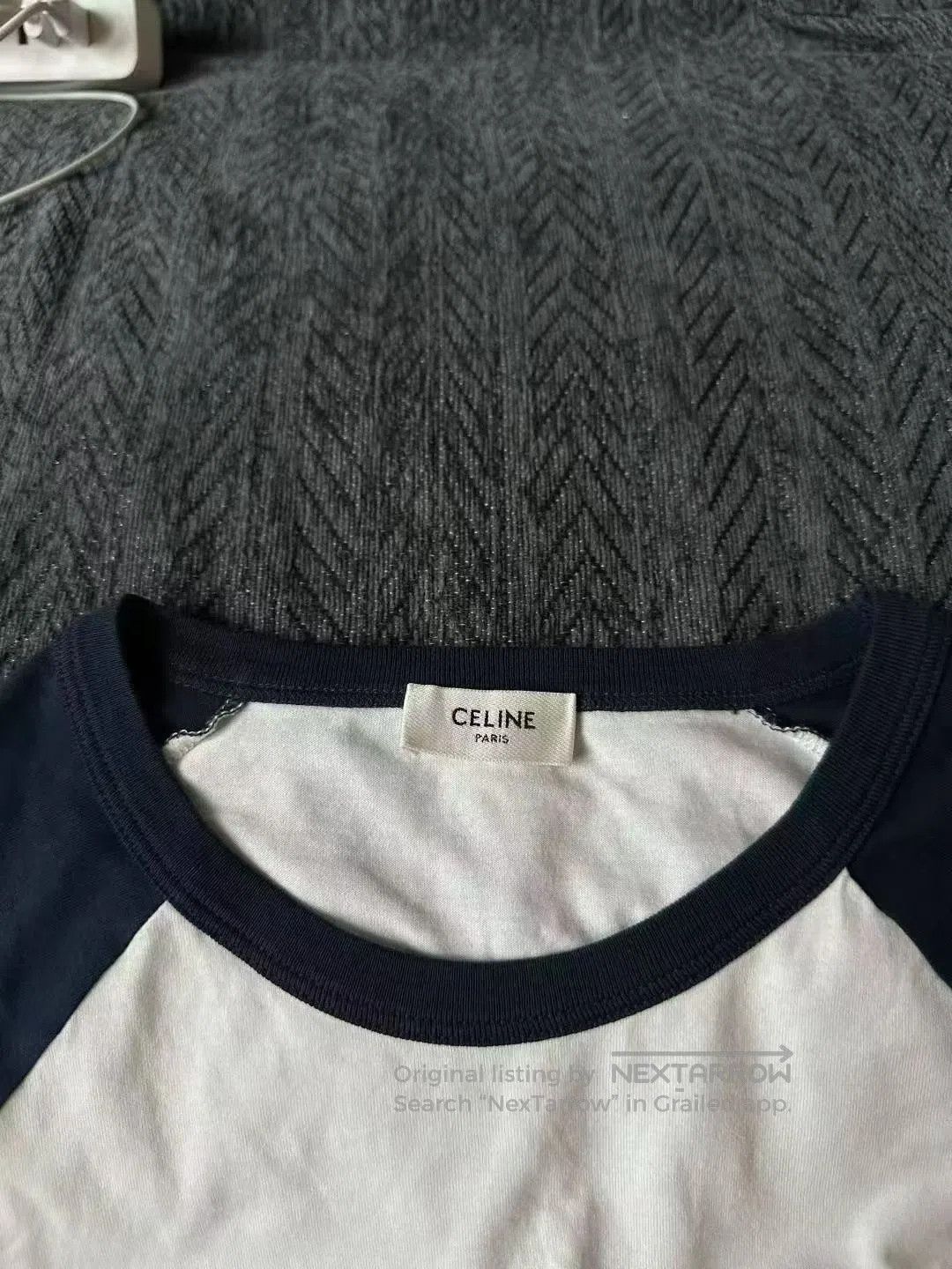 Celine CELINE Anchor Velvet Short Sleeve| Size US L / EU 52-54 / 3 - 3 Thumbnail