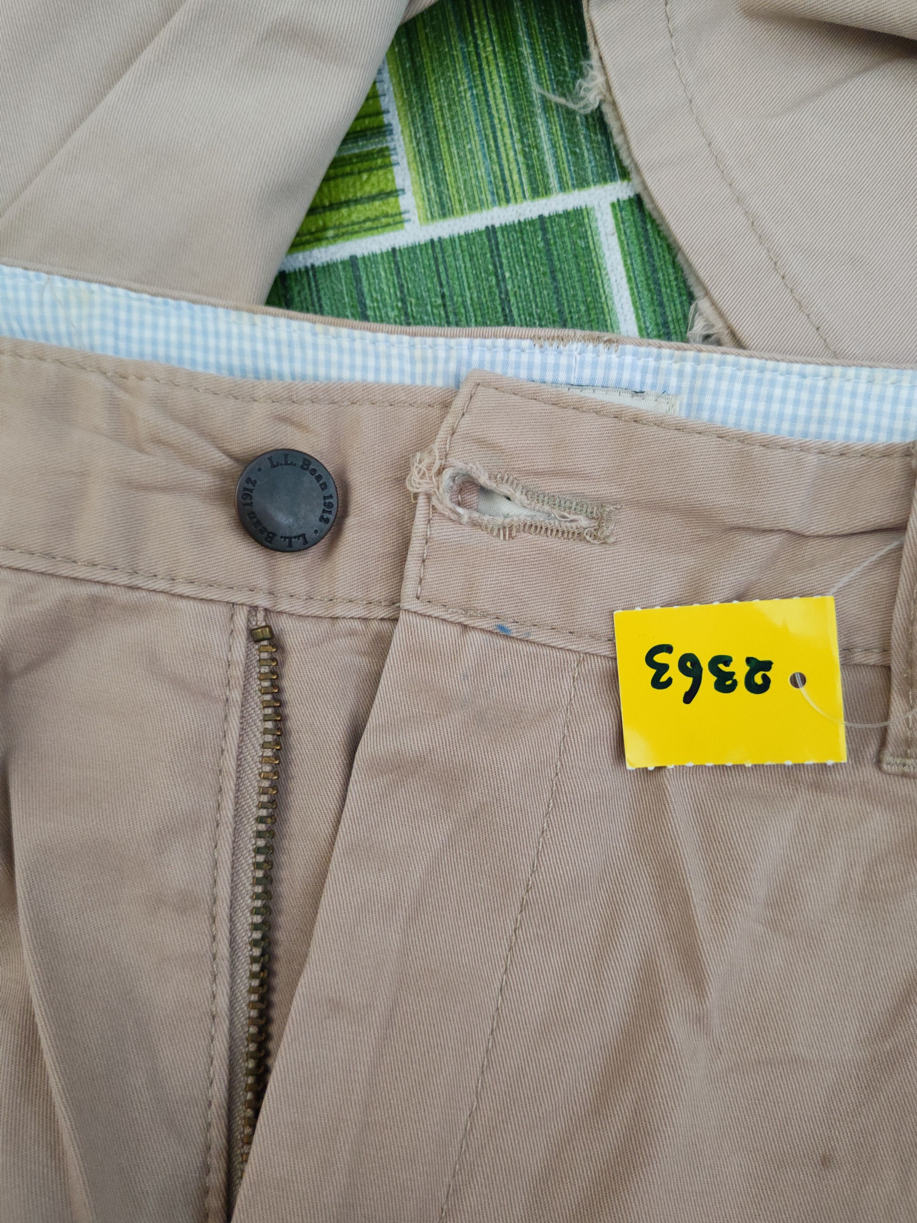 L.L. Bean DL L.L.Bean Beige Multipocket Cargo Pants #2363 Size US 28 / EU 44 - 14 Thumbnail