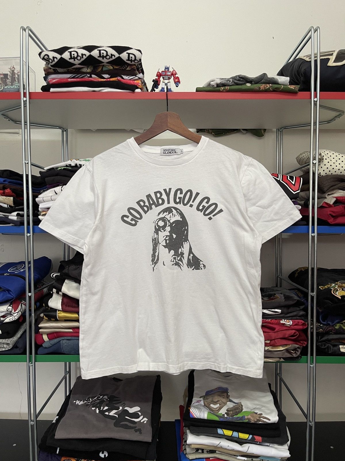 Hysteric Glamour Hysteric Glamour Go Baby Go Go Graphic Tee | Grailed