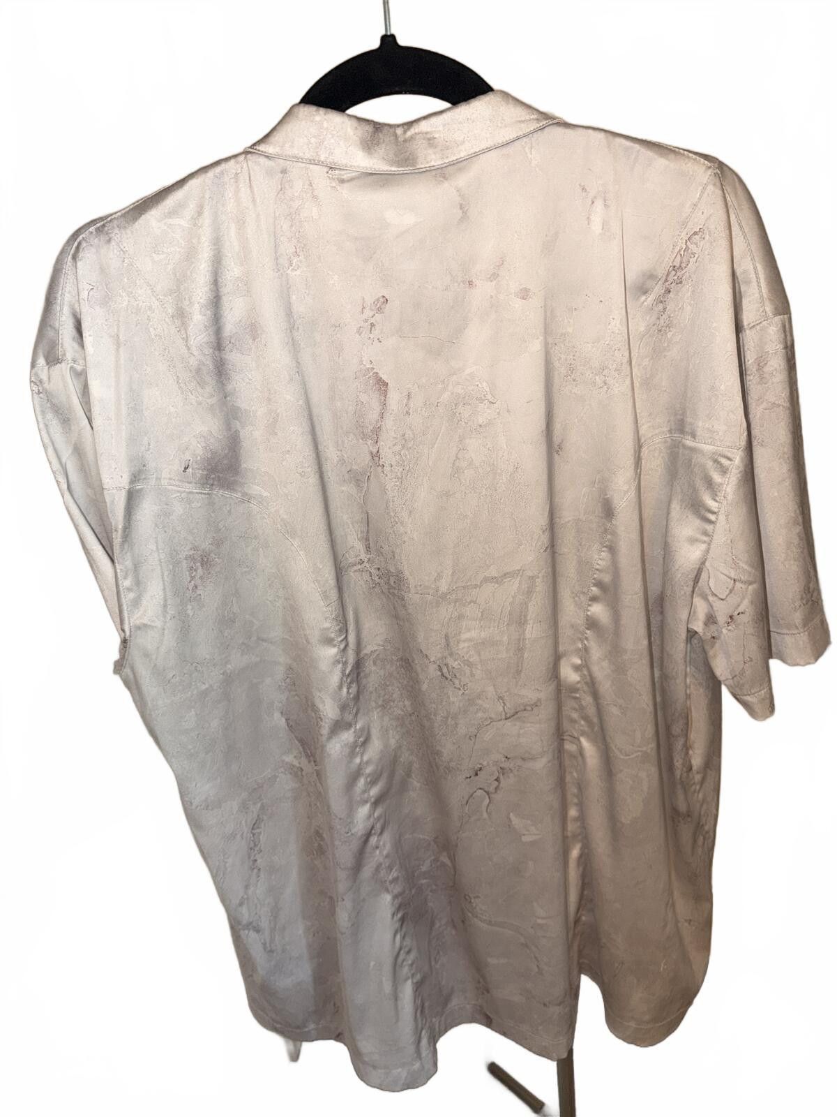 Other Kollar Satin Short Sleeve Button-Up Shirt Size US M / EU 48-50 / 2 - 2 Thumbnail