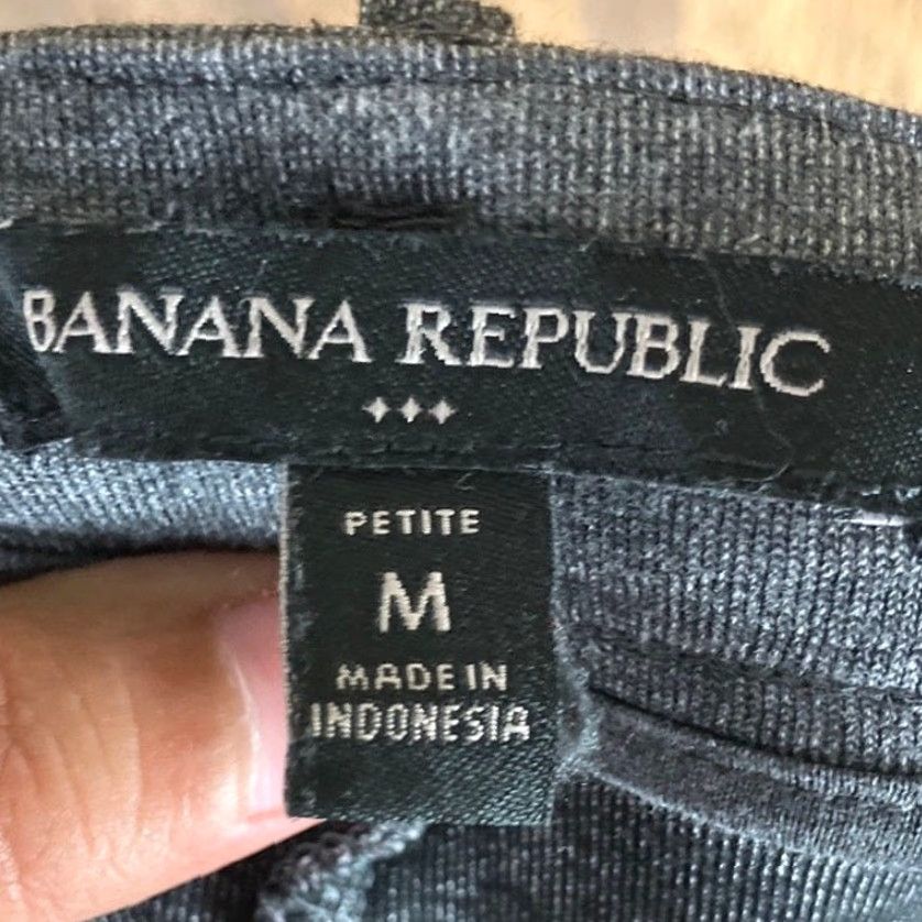 Banana Republic Banana Republic Womens Pants Gray High Rise Super Soft Petite Ankle MP - Workwear, Business, Casual, Petite, Ankle, High Rise, Pants, Womens Size 24" / US 00 / IT 34 - 4 Thumbnail