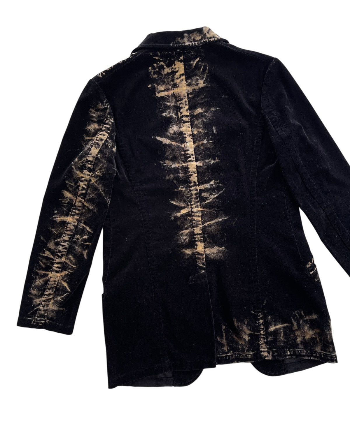 Yohji Yamamoto Yohji Yamamoto + Noir Button Less Velvet Jacket Size US XS / EU 42 / 0 - 7 Thumbnail