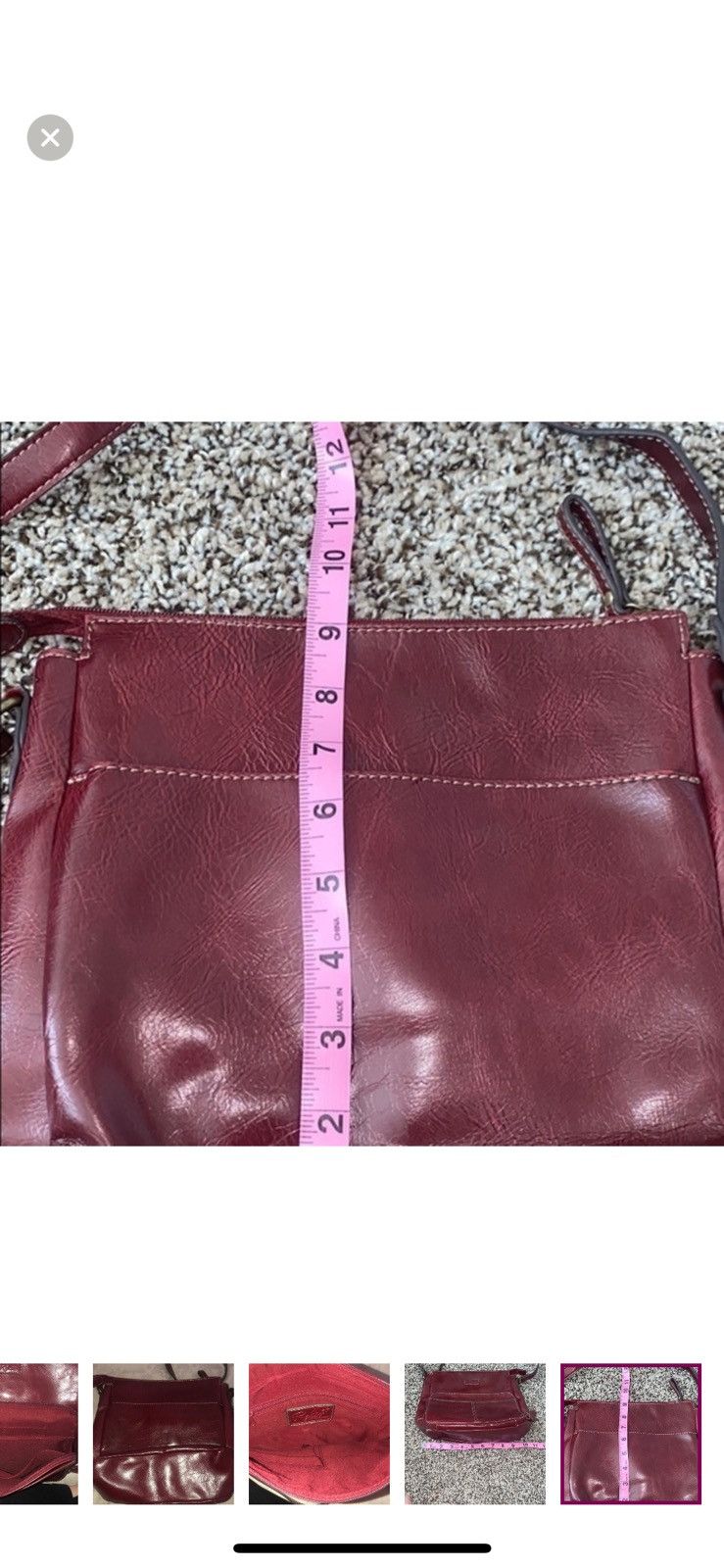 Relic Relic by fossil maroon crossbody bag Size ONE SIZE - 8 Thumbnail