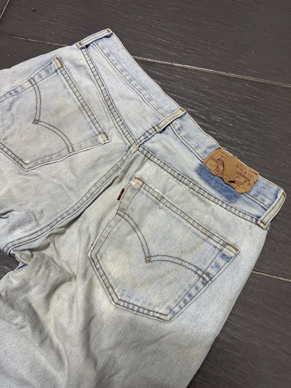Levi's Made & Crafted Vintage Levis 501 x Sukajan Custom Ripped Jeans Size US 32 / EU 48 - 7 Thumbnail