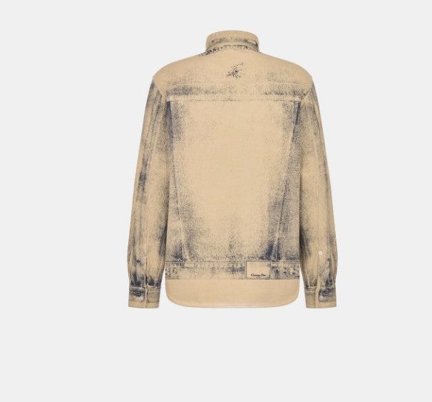 Dior o1w1db11224 Mkii-Effect Overshirt in Beige Size US L / EU 52-54 / 3 - 2 Thumbnail