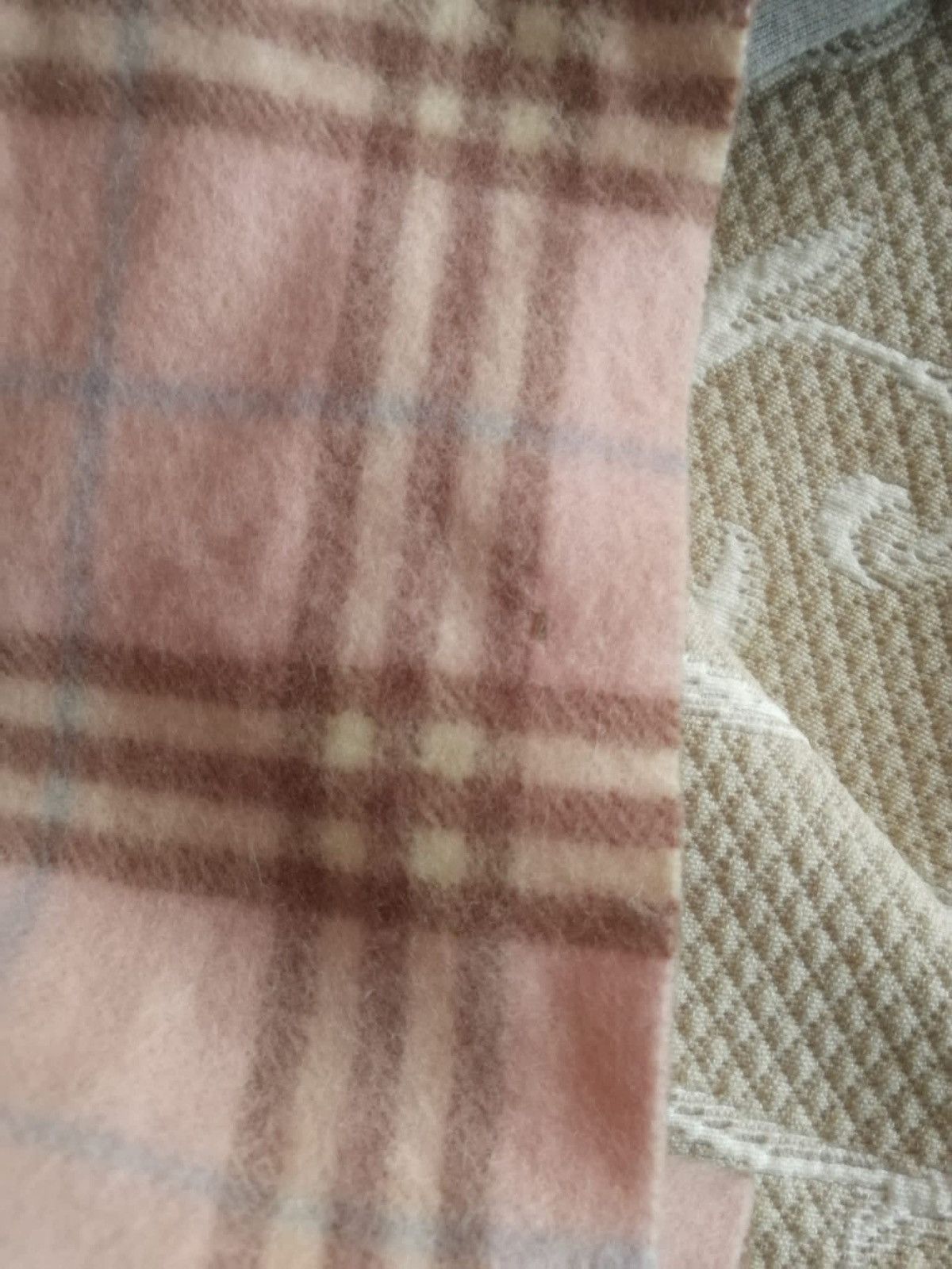 Burberry × Vintage Burberry lambswool scarf vintage Size ONE SIZE - 7 Thumbnail