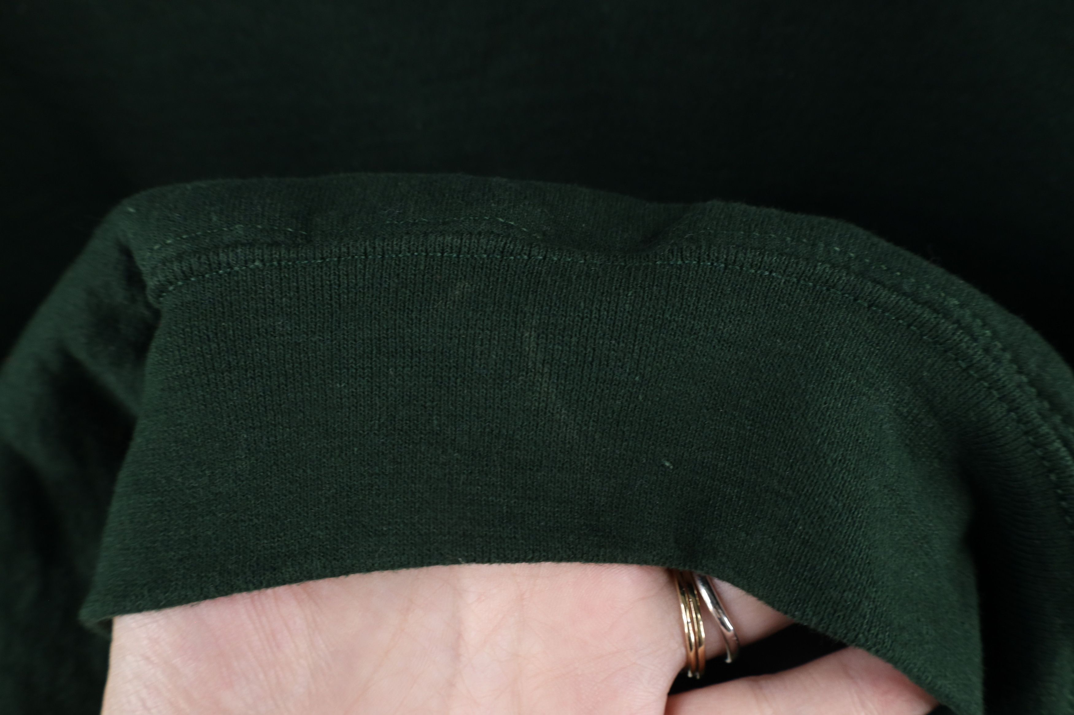 Vintage Vintage 90s Streetwear Heavyweight Hoodie Sweatshirt Green Size US XXL / EU 58 / 5 - 6 Thumbnail
