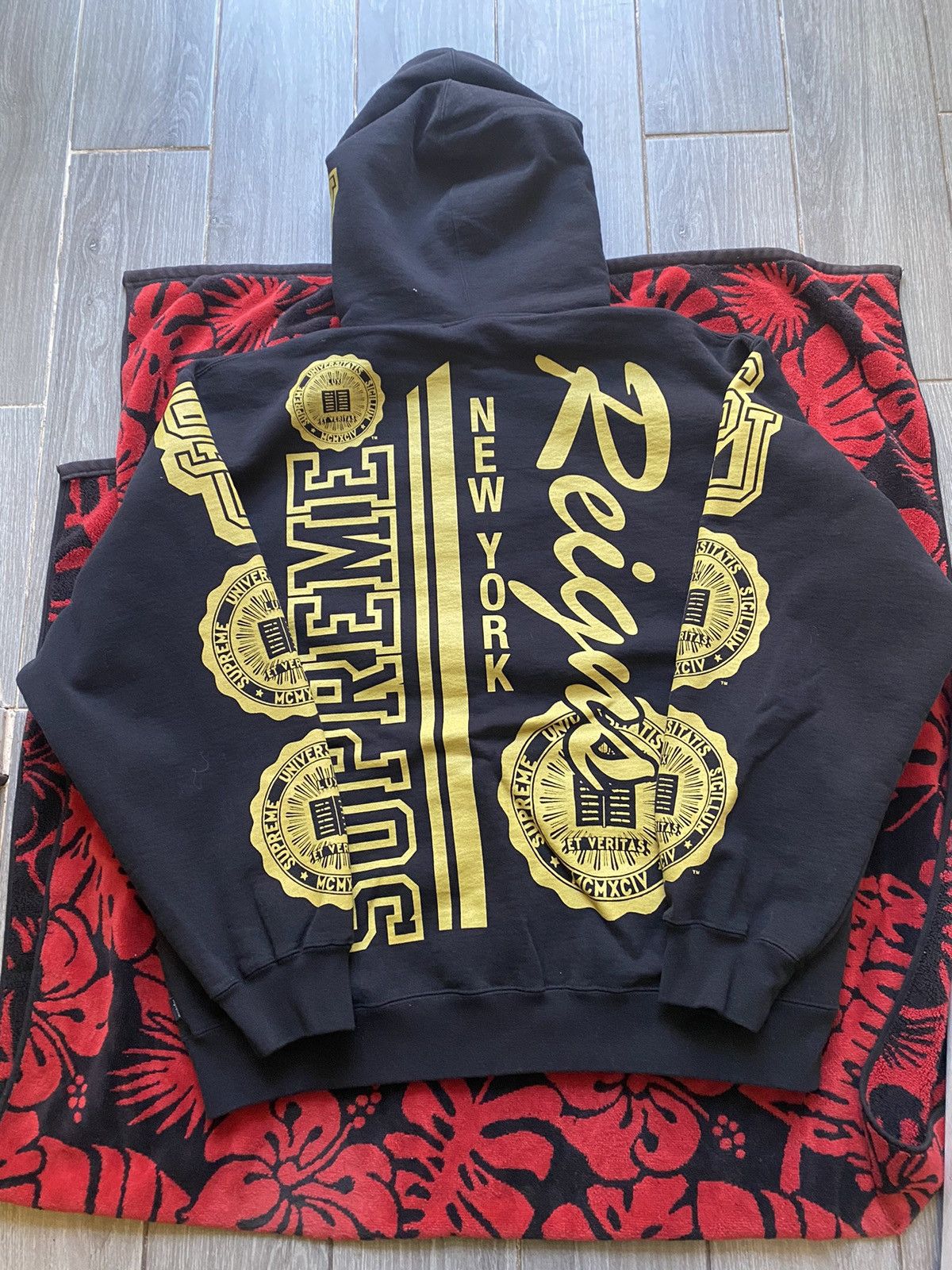 Supreme Supreme Knowledge Reigns Zip Up Hooded Sweatshirt XL Size US XL / EU 56 / 4 - 2 Thumbnail