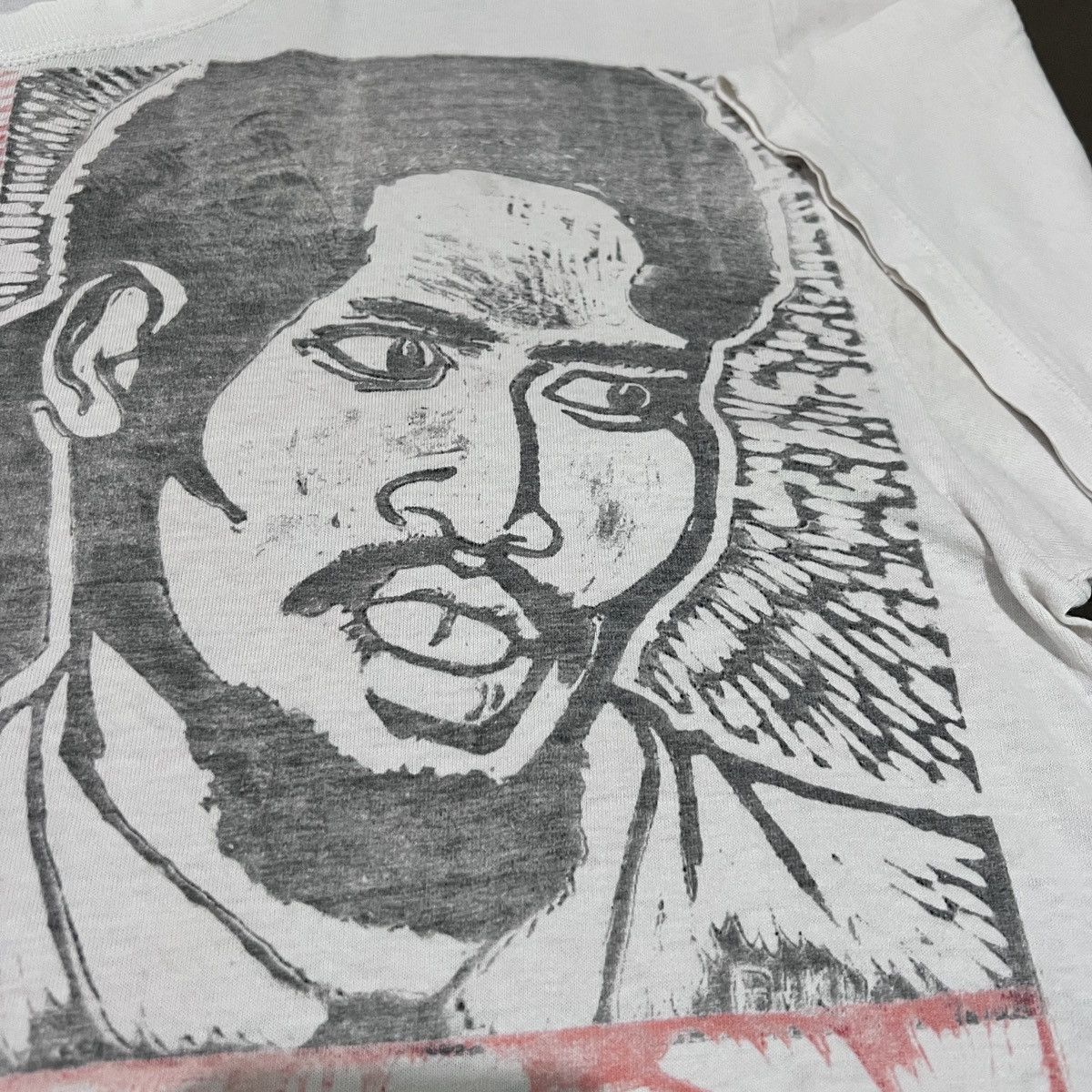 Rap Tees × Vintage Vintage 90s Steve Biko Black History Art Tee Faded activist Size US L / EU 52-54 / 3 - 8 Thumbnail