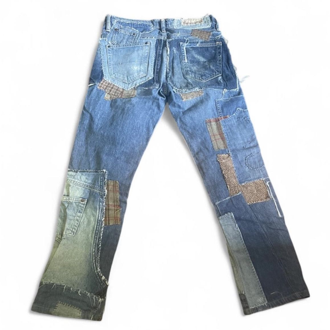 Ralph Lauren Rare Ralph Lauren Patchwork Grail Denim Pants Size US 29 - 2 Thumbnail