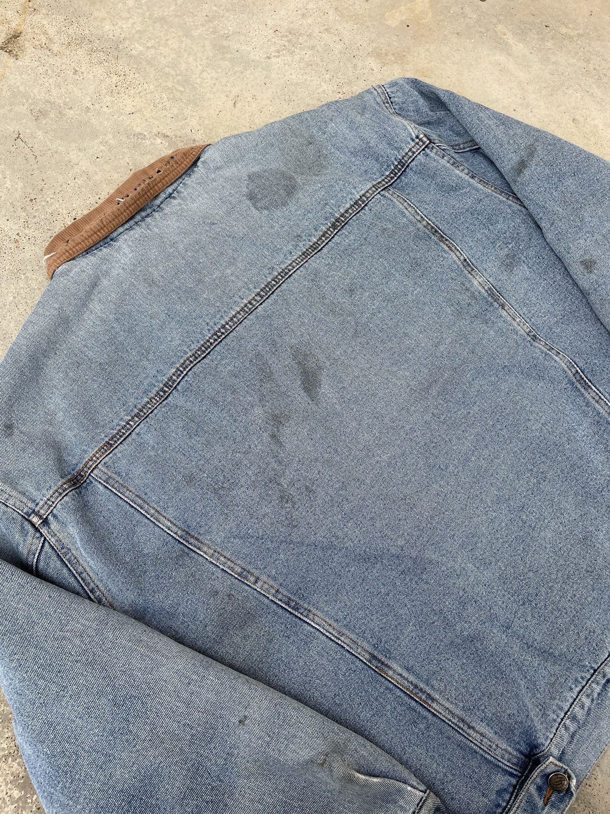 Other Vintage Distressed 90s Cold Storage Denim Jacket Size US XXL / EU 58 / 5 - 9 Thumbnail