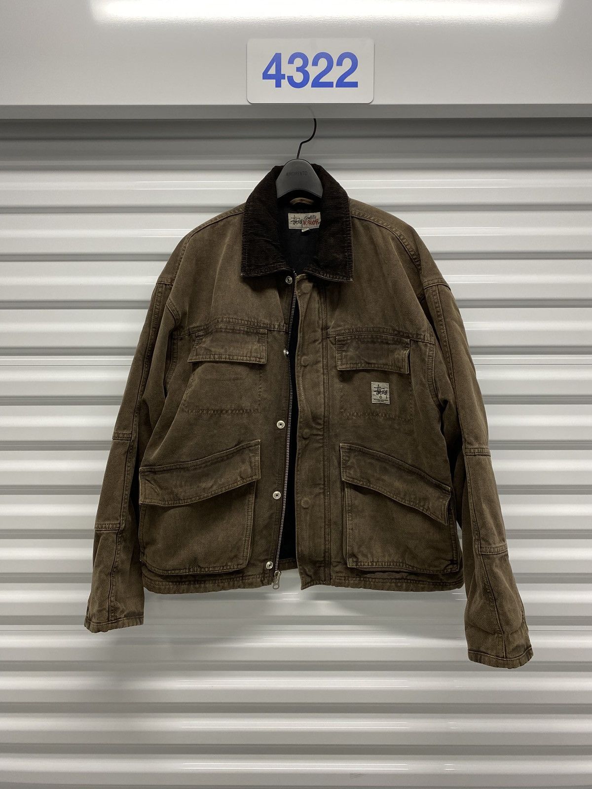 Stussy Stussy Washed Canvas Shop Jacket Washed Brown - Small Size US S / EU 44-46 / 1 - 1 Thumbnail