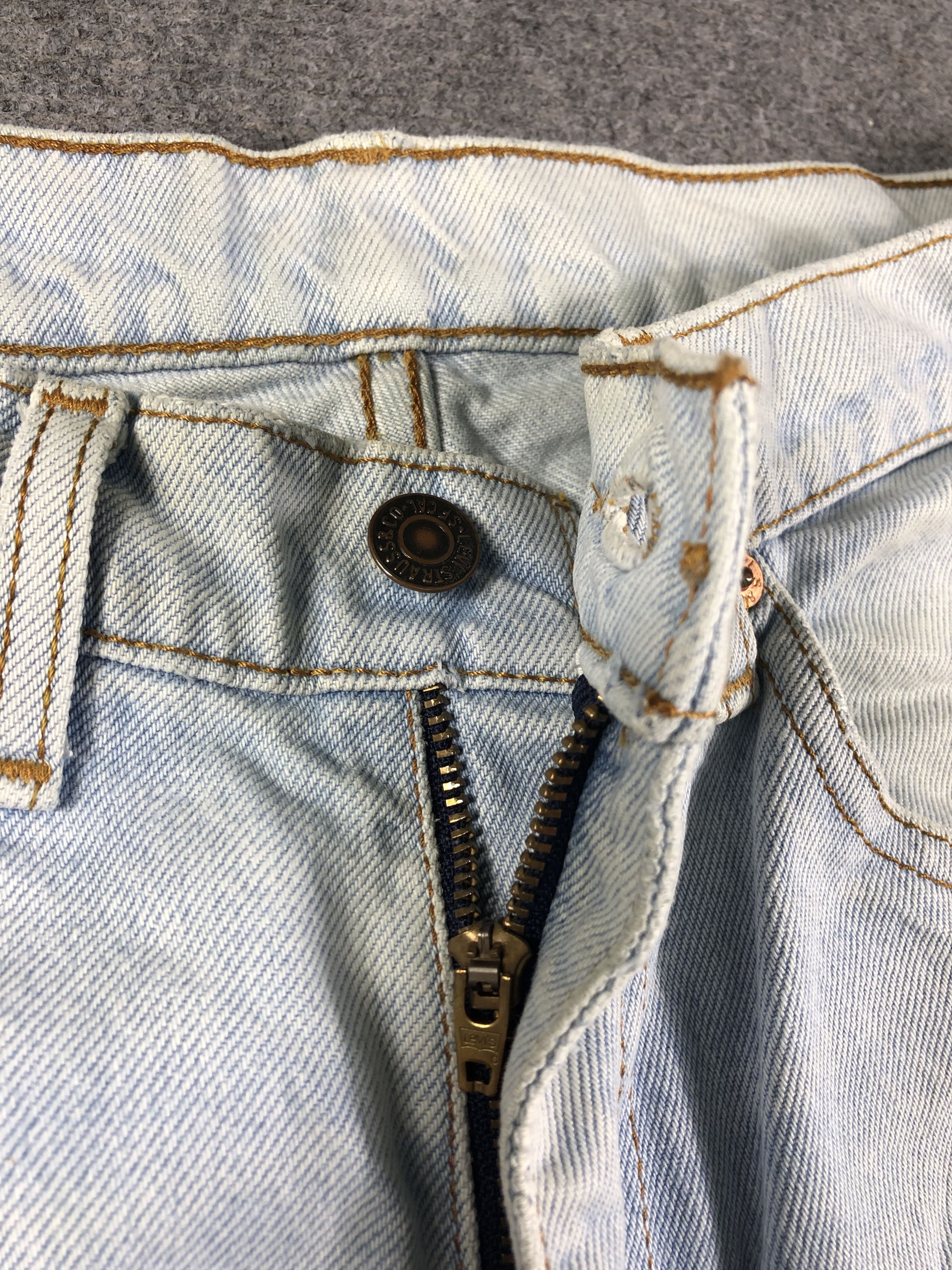 Levi's Light Blue Levis Denim Jeans 29x30 Size US 29 - 3 Thumbnail