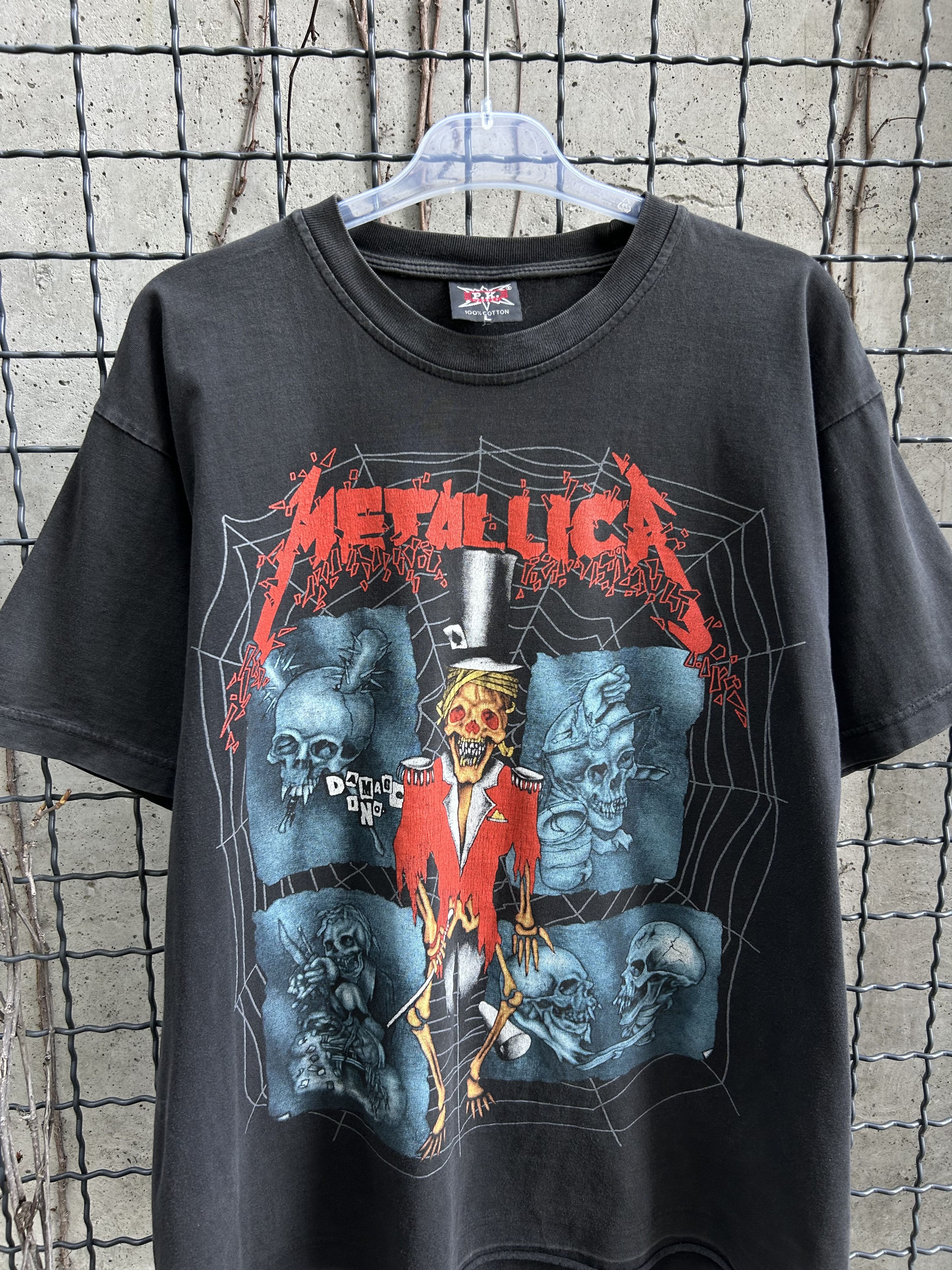 Band Tees Vintage 90s Metallica Ringmaster Rock Band T-shirt Size US L / EU 52-54 / 3 - 3 Thumbnail
