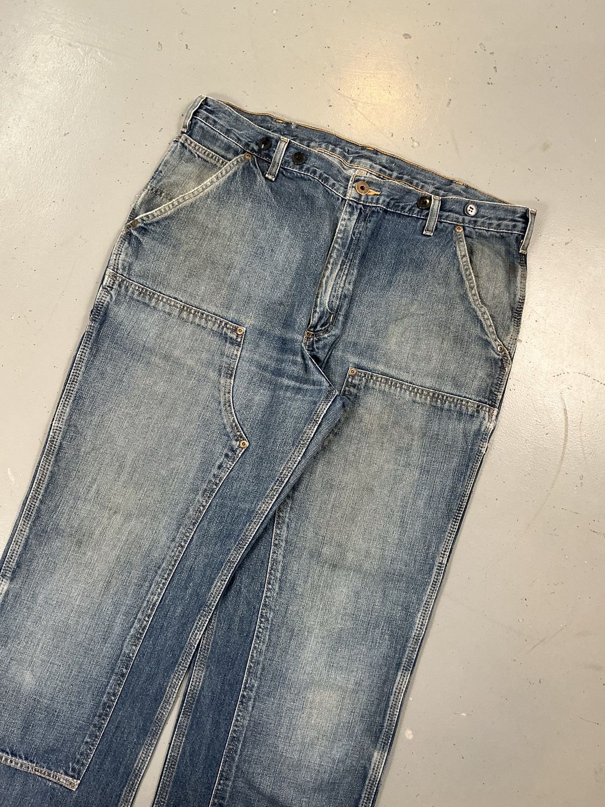 Carhartt × Vintage Rare vintage Carhartt b136 DST double knee denim Size US 40 / EU 56 - 4 Thumbnail