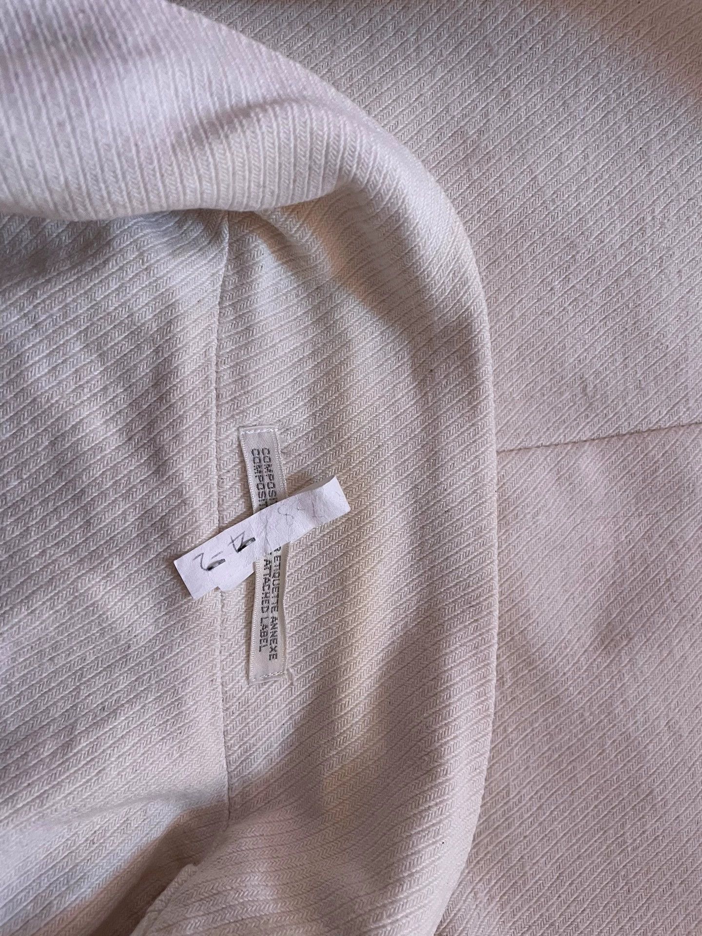 Yohji Yamamoto Yohji Yamamoto 1996SS Flower & Boy Thick Canvas Jacket M Size US M / EU 48-50 / 2 - 7 Thumbnail