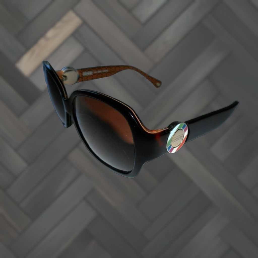 Coach VINTAGE Coach Sunglasses Frames Only Women 58mm Brown Plastic Tortoise Prescription Size ONE SIZE - 1 Thumbnail