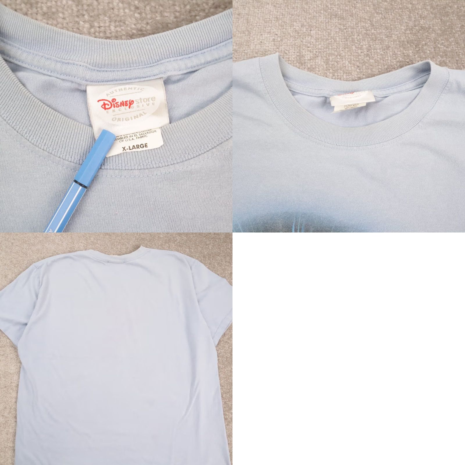 Disney VINTAGE Disney The Hitchhikers Guide To The Galaxy T-Shirt XL Blue Mens 90s Movie Size US XL / EU 56 / 4 - 8 Thumbnail