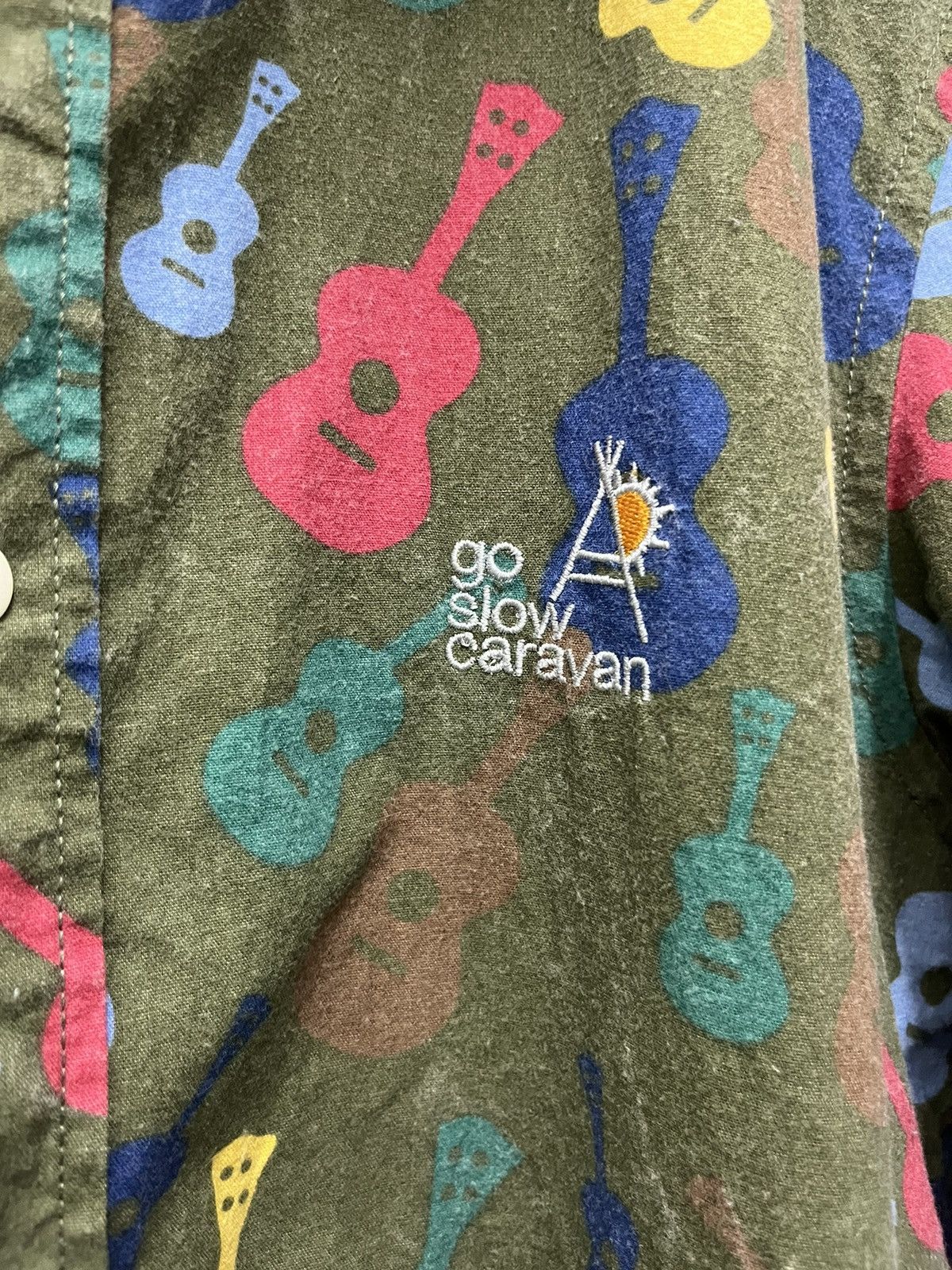 go slow caravan Go Slow Caravan Full Print Shirt Button Ups Size US L / EU 52-54 / 3 - 4 Thumbnail