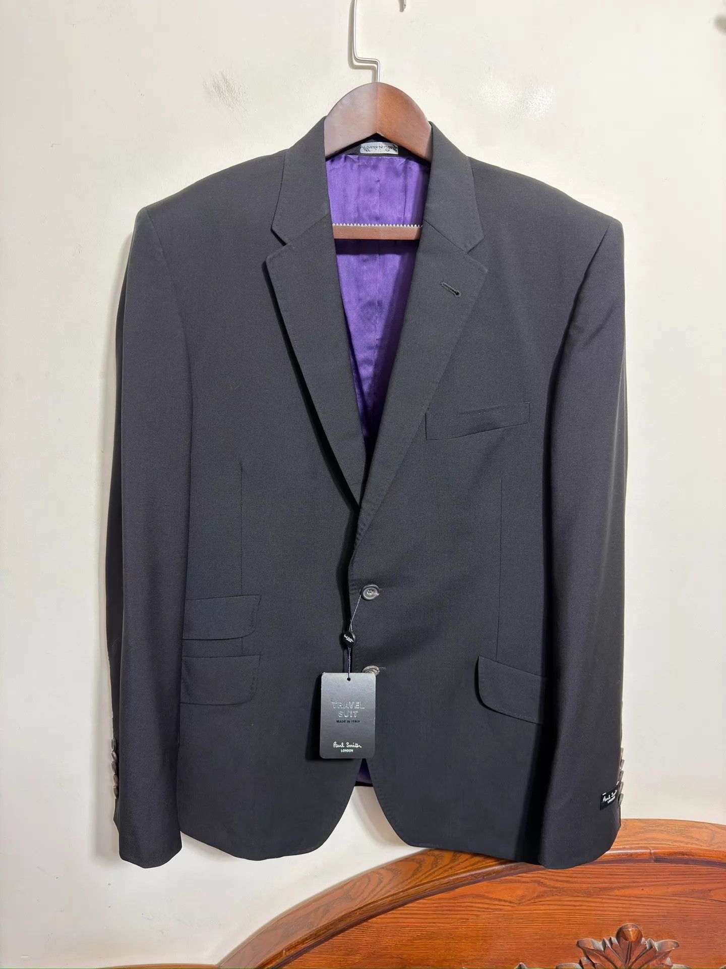 Paul Smith PS Slim Fit Wool-Mohair Suit 54 (New with Tags) Size 54R - 1 Thumbnail