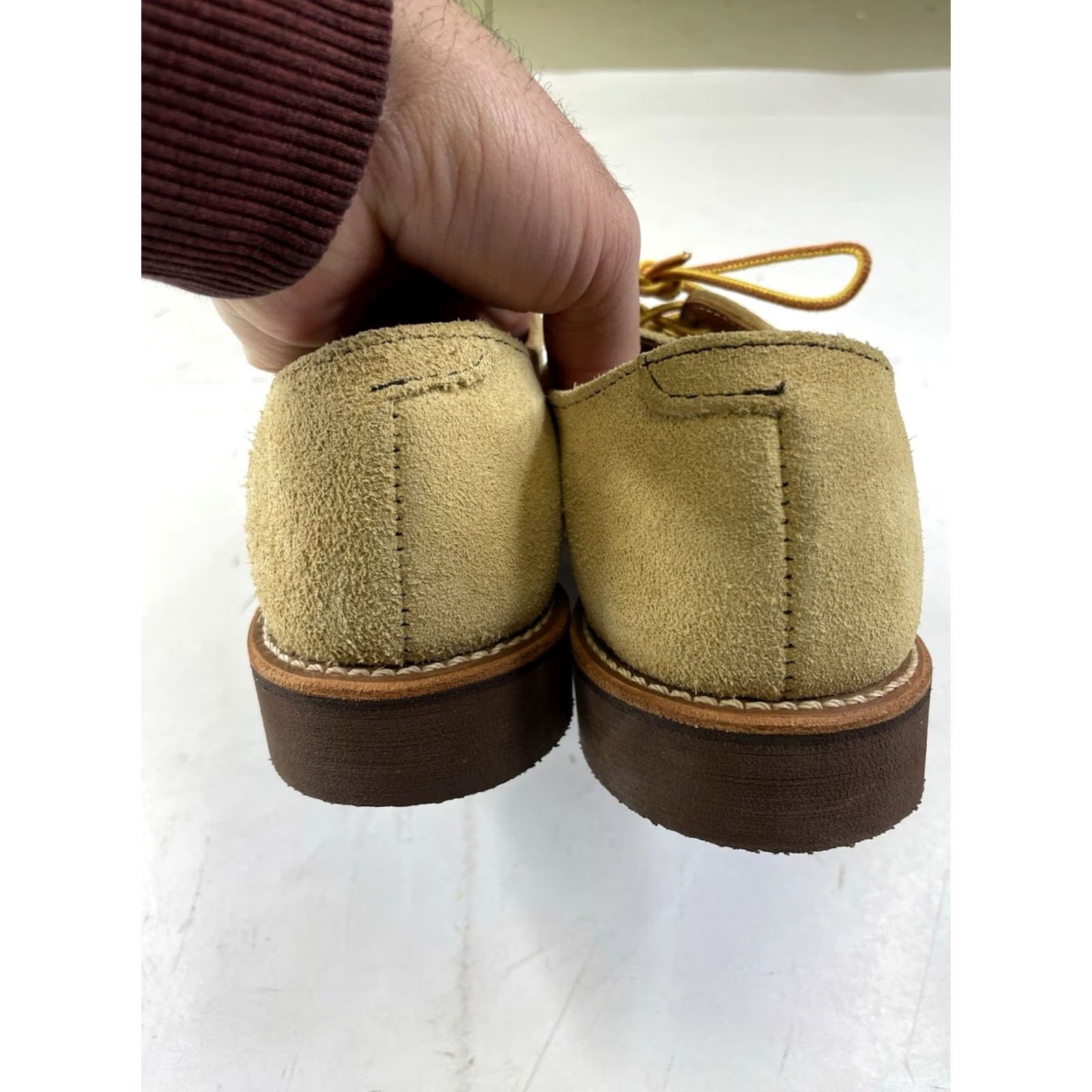Red Wing Red Wing 8057 Oxford Hawthorne Abilene Roughout Suede Beige Size 7D USA Foreman Boot Leather Lining Moc Toe Workwear Mens Beige Oxfor d? Size US 6 / EU 39 - 5 Thumbnail