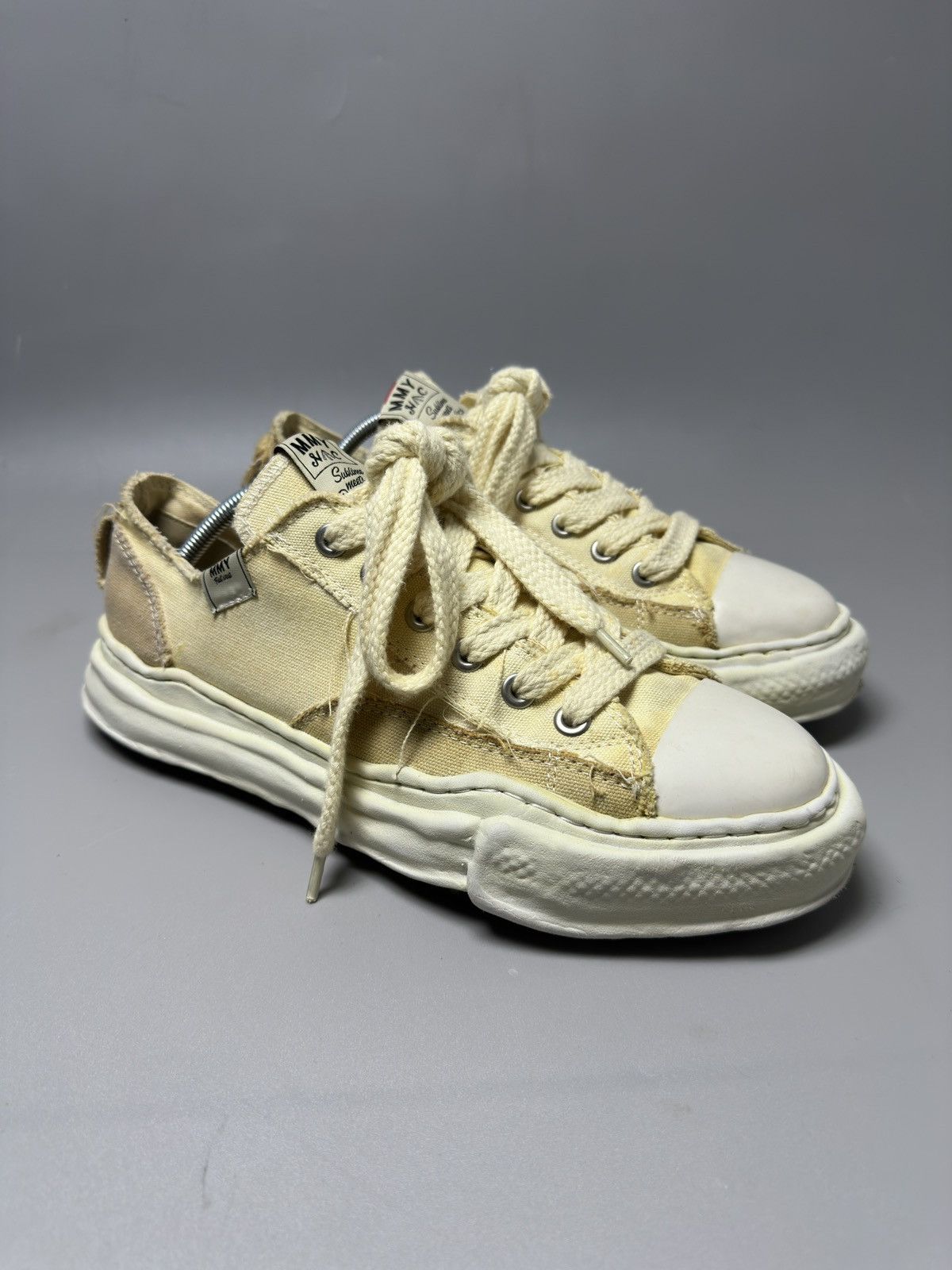 Maison MIHARA YASUHIRO × Nigel Cabourn MMY x Nigel Cabourn - Peterson Low OG Sole - Beige Size US 11 / EU 44 - 1 Thumbnail
