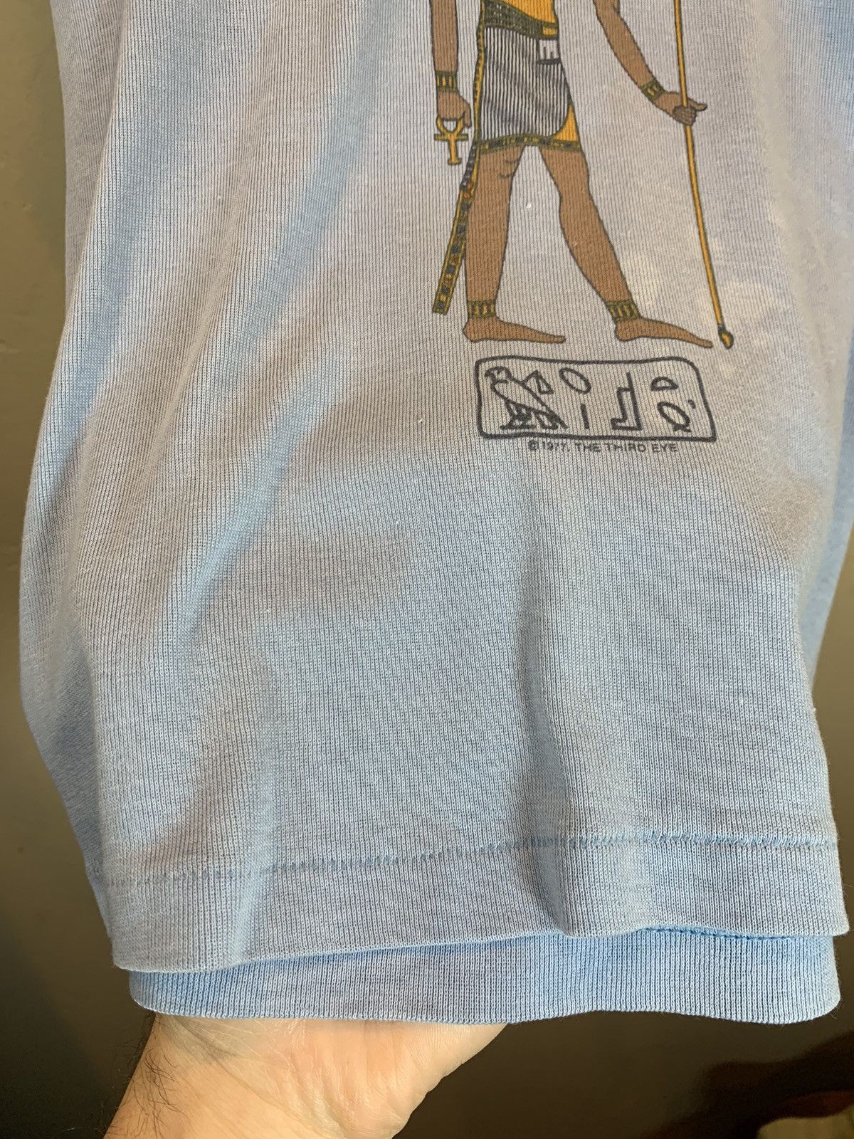 Vintage *RARE* Vintage 70’s Ancient Egyptian Art Single Stitch Shirt Size US S / EU 44-46 / 1 - 3 Thumbnail