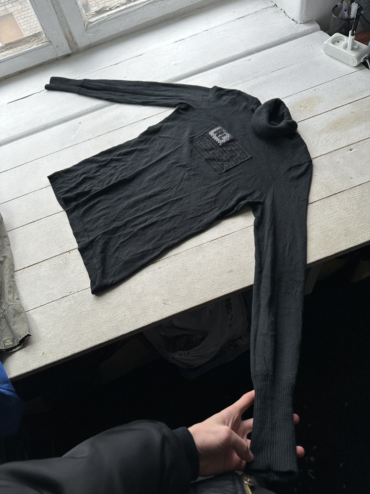 Ralph Lauren 🚨POLO JEANS CO RALPH LAUREN RARE BLACK SWEATER Size S / US 4 / IT 40 - 2 Thumbnail