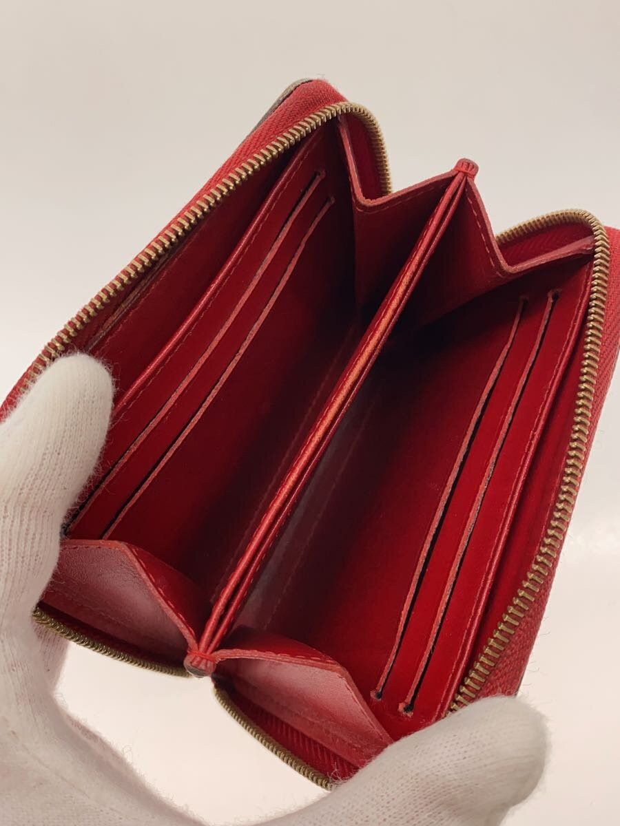 Louis Vuitton Louis Vuitton Monogram Vernis Zippy Coin Purse Enamel Red Size ONE SIZE - 4 Thumbnail