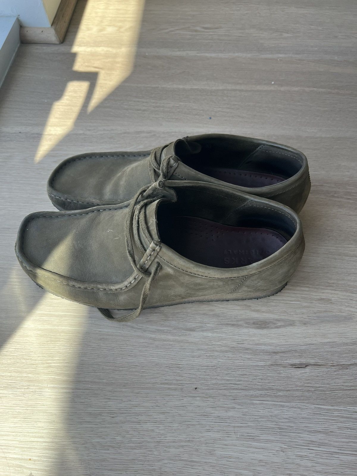 Clarks × Designer × Vintage Clarks Wallabies Low in Dark Green Size US 12 / EU 45 - 3 Thumbnail
