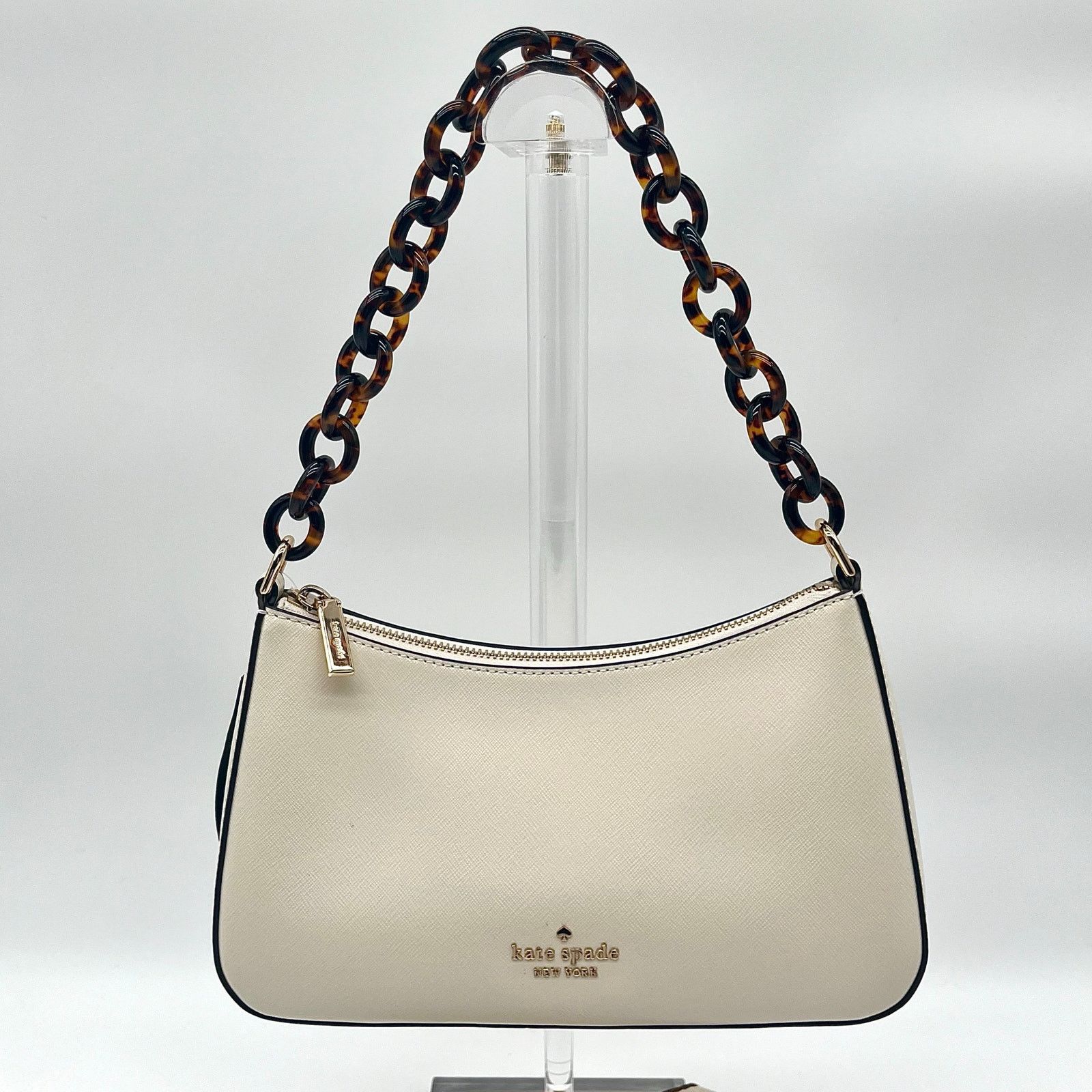 Kate Spade KATE SPADE NWT Leather Convertible Shoulder Bag, Resin Chain Size ONE SIZE - 4 Thumbnail