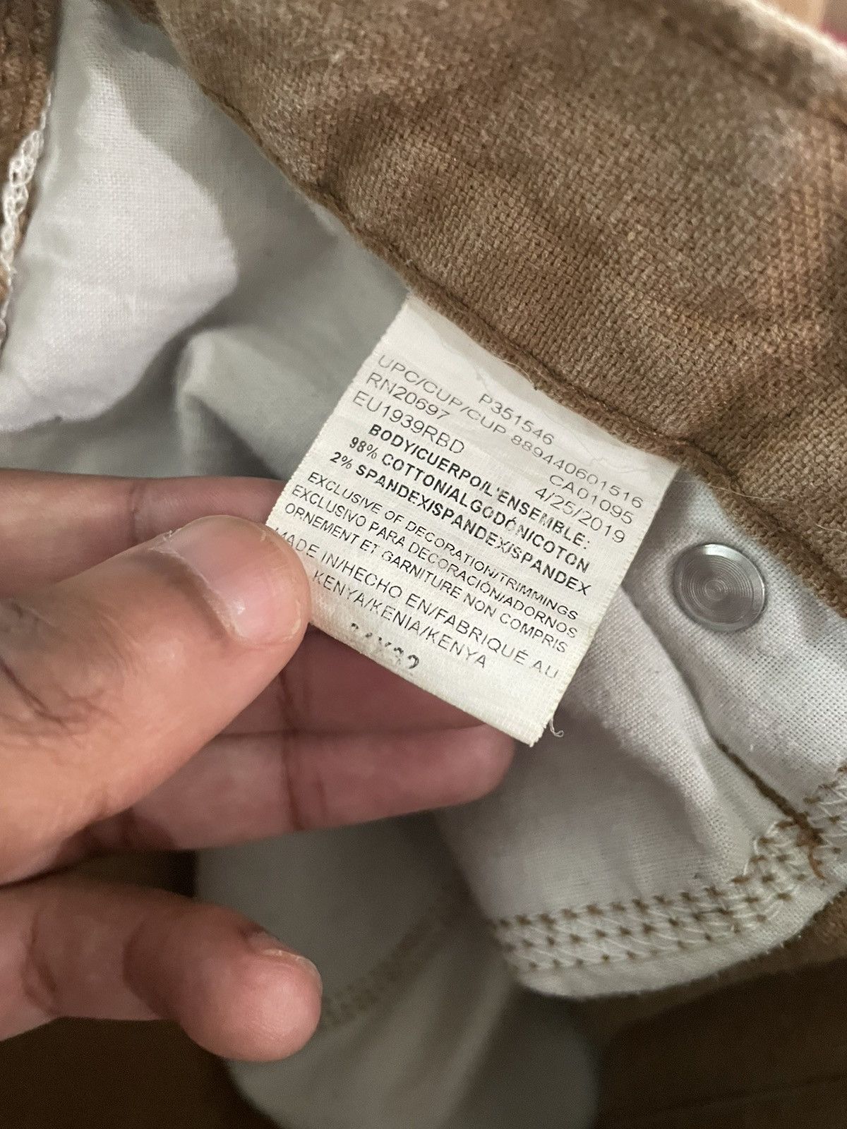 Dickies tan/brown dickies carpenter pants Size US 34 / EU 50 - 3 Thumbnail