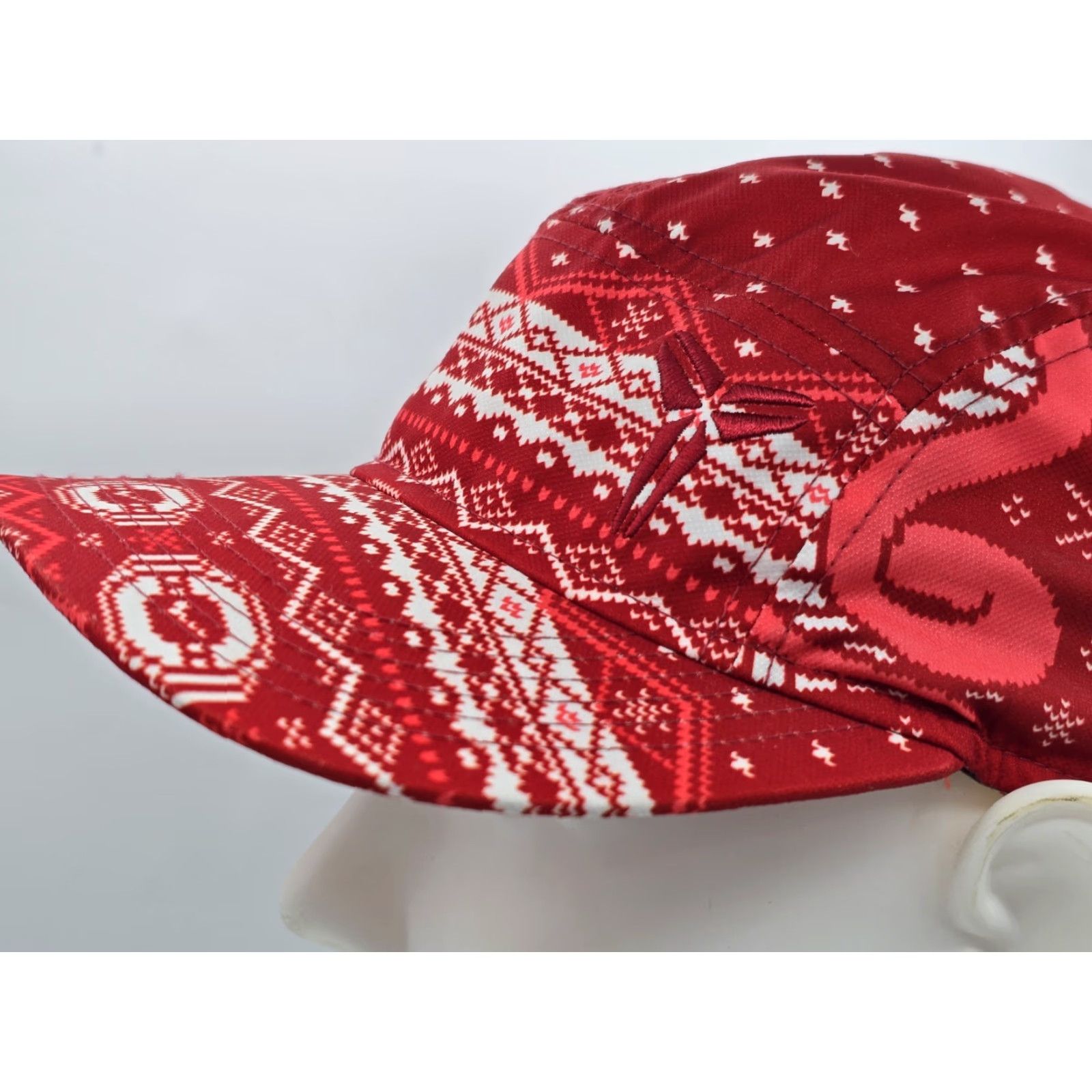 Nike Nike 5 Panel Cap Kobe IX 9 Christmas OSFM Unisex AW84 New Red Mamba Cap Size ONE SIZE - 4 Thumbnail
