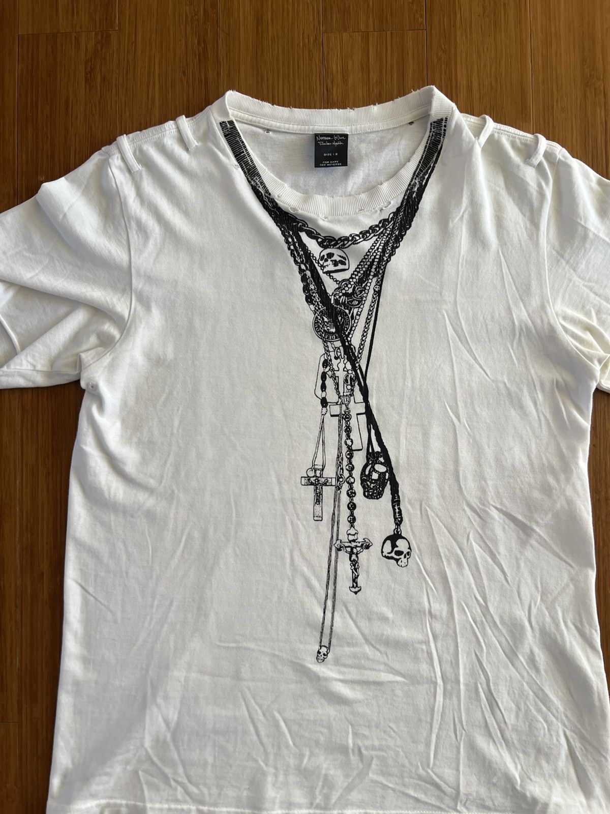 Number (N)ine ss06 Number (N)ine skull necklace tee Size US M / EU 48-50 / 2 - 2 Thumbnail