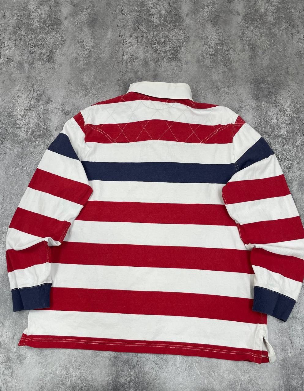 Polo Ralph Lauren Polo Ralph Lauren Men Rugby Shirt Custom Fit Striped Size US L / EU 52-54 / 3 - 7 Thumbnail