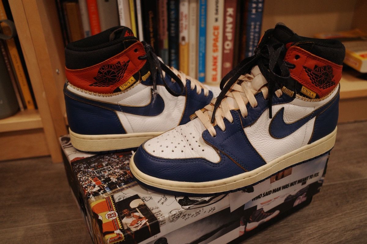 Jordan Brand × Union LA Jordan 1 retro high union Los Angeles storm blue Size US 8 / EU 41 - 1 Thumbnail