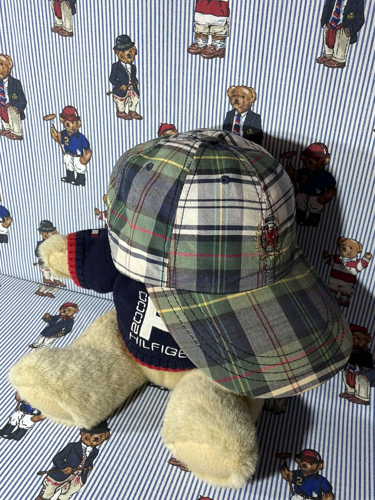 Tommy Hilfiger × Vintage Cap Tommy Hilfiger Lion Crest OG Vintage 90’s Size ONE SIZE - 6 Thumbnail