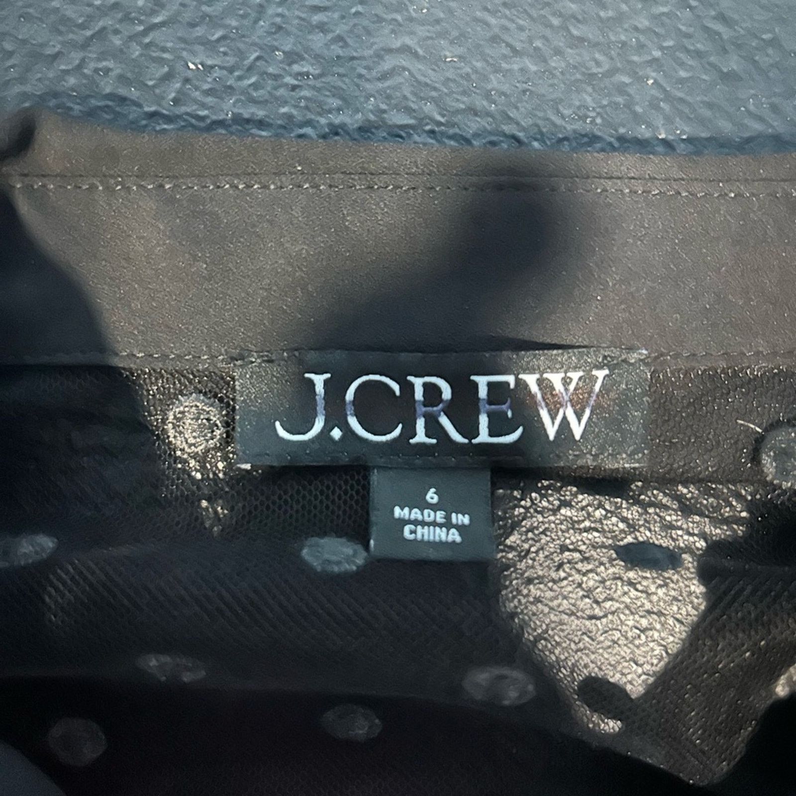 J.Crew J Crew Sheer Button Up Removable Camisole Swiss Dot 6 Size M / US 6-8 / IT 42-44 - 3 Thumbnail