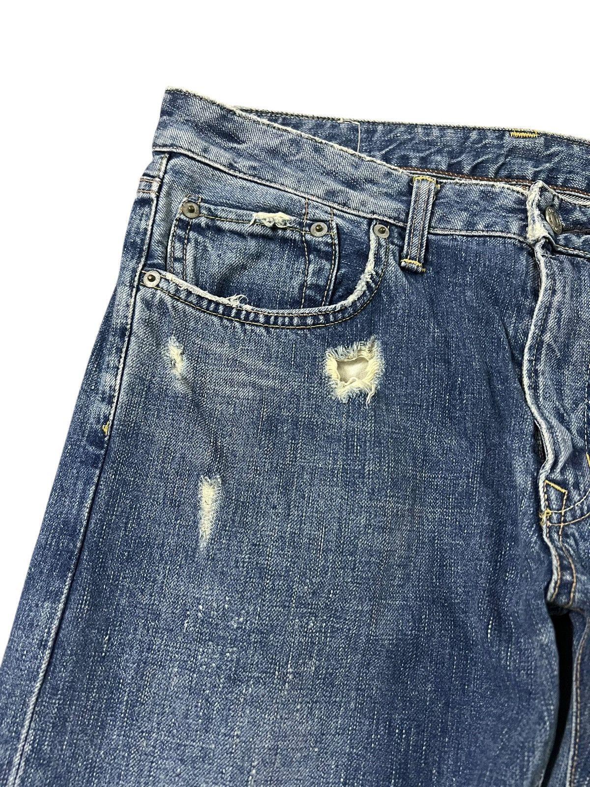 Edwin Edwin 502R Distress Mud Wash Jean Very Rare Size US 33 - 11 Thumbnail