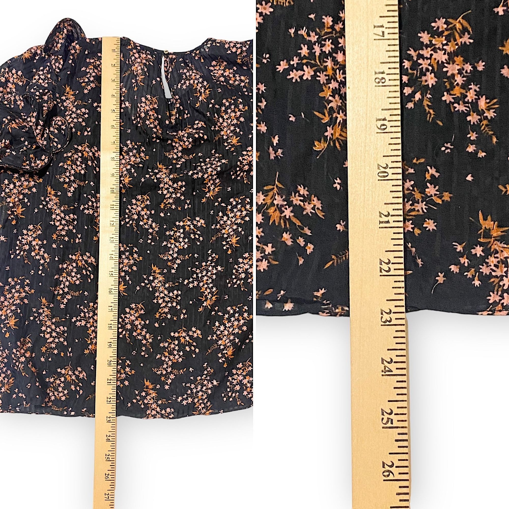 Ulla Johnson Ulla Johnson Medine Floral Balloon Sleeve Blouse, Size 2, Je Size XS / US 0-2 / IT 36-38 - 11 Thumbnail