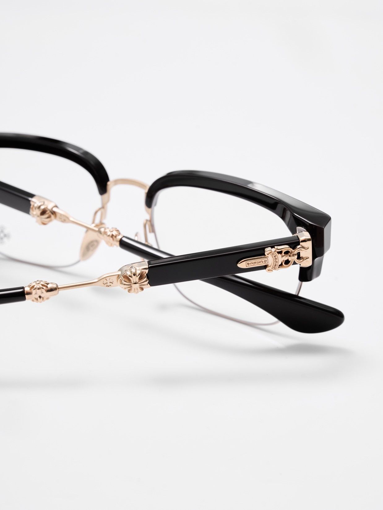 Chrome Hearts CHROME HEARTS EVAGILIST Classic Brown/Matte Gold Plated Size ONE SIZE - 8 Thumbnail