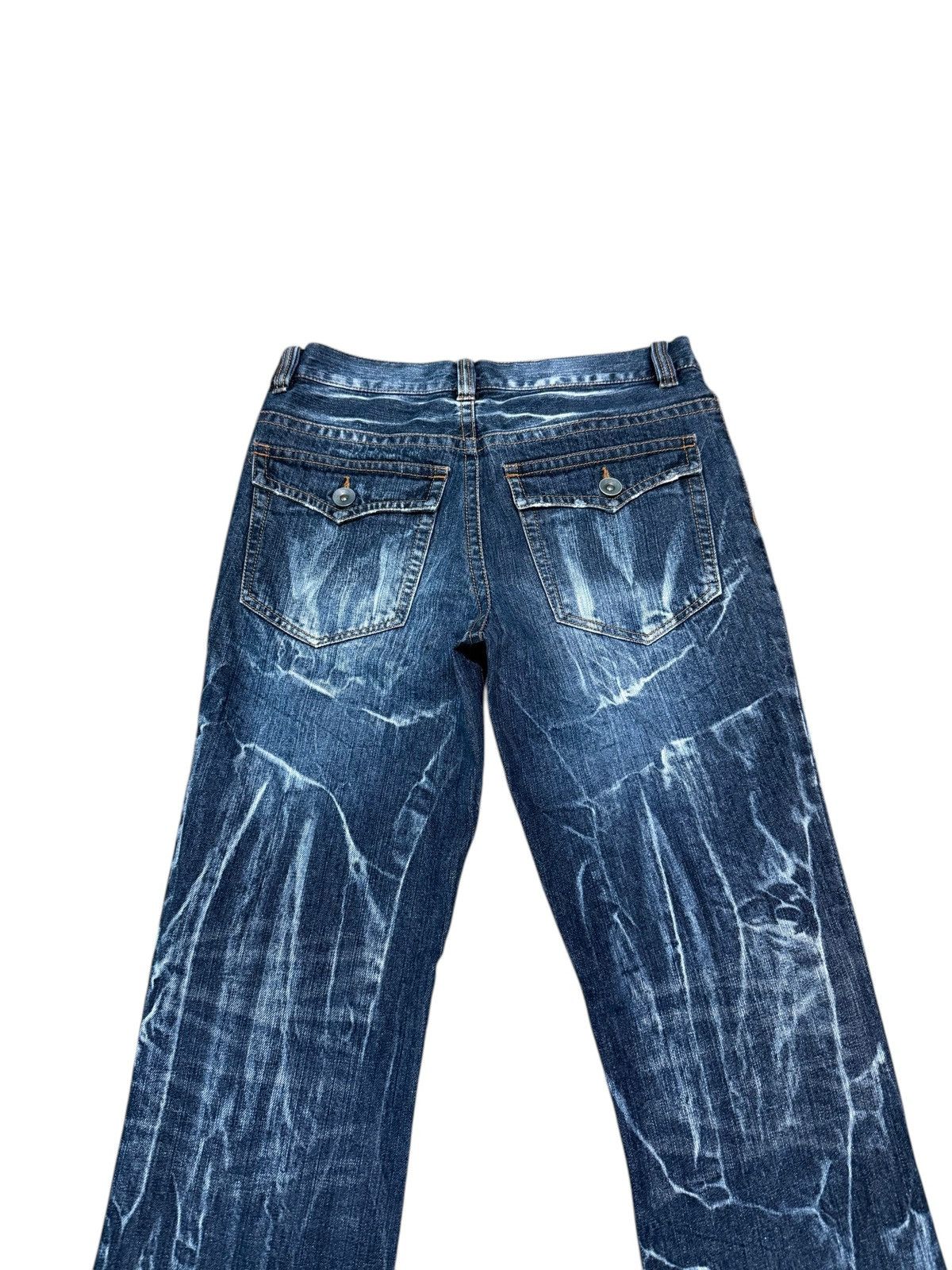 Japanese Brand JAPANESE BRAND SIGNAL POINT FLARE JEANS Size US 31 - 6 Thumbnail